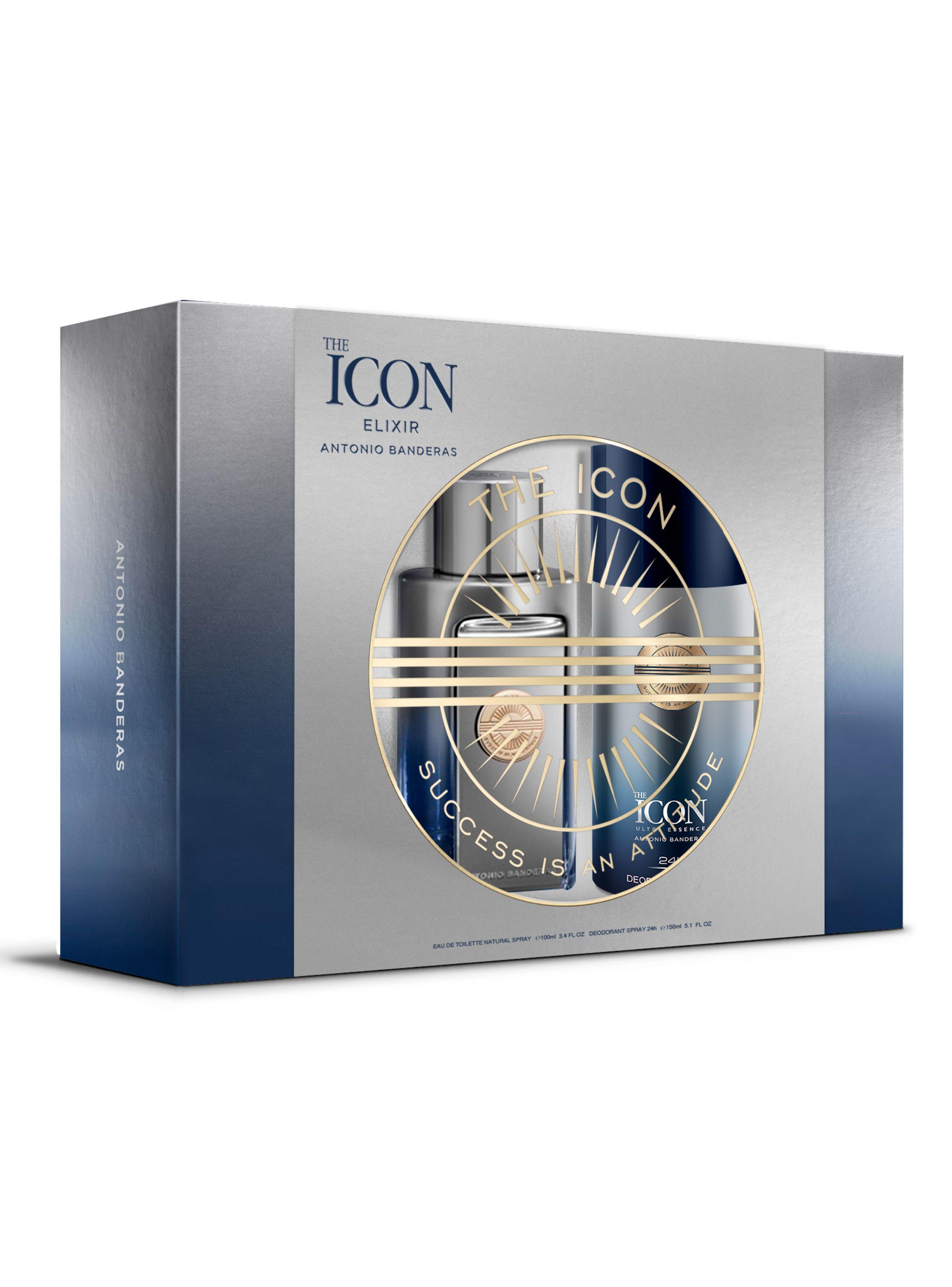 Set Perfume The Icon Elixir EDP Hombre 100 ml + Desodorante 150  ml-0