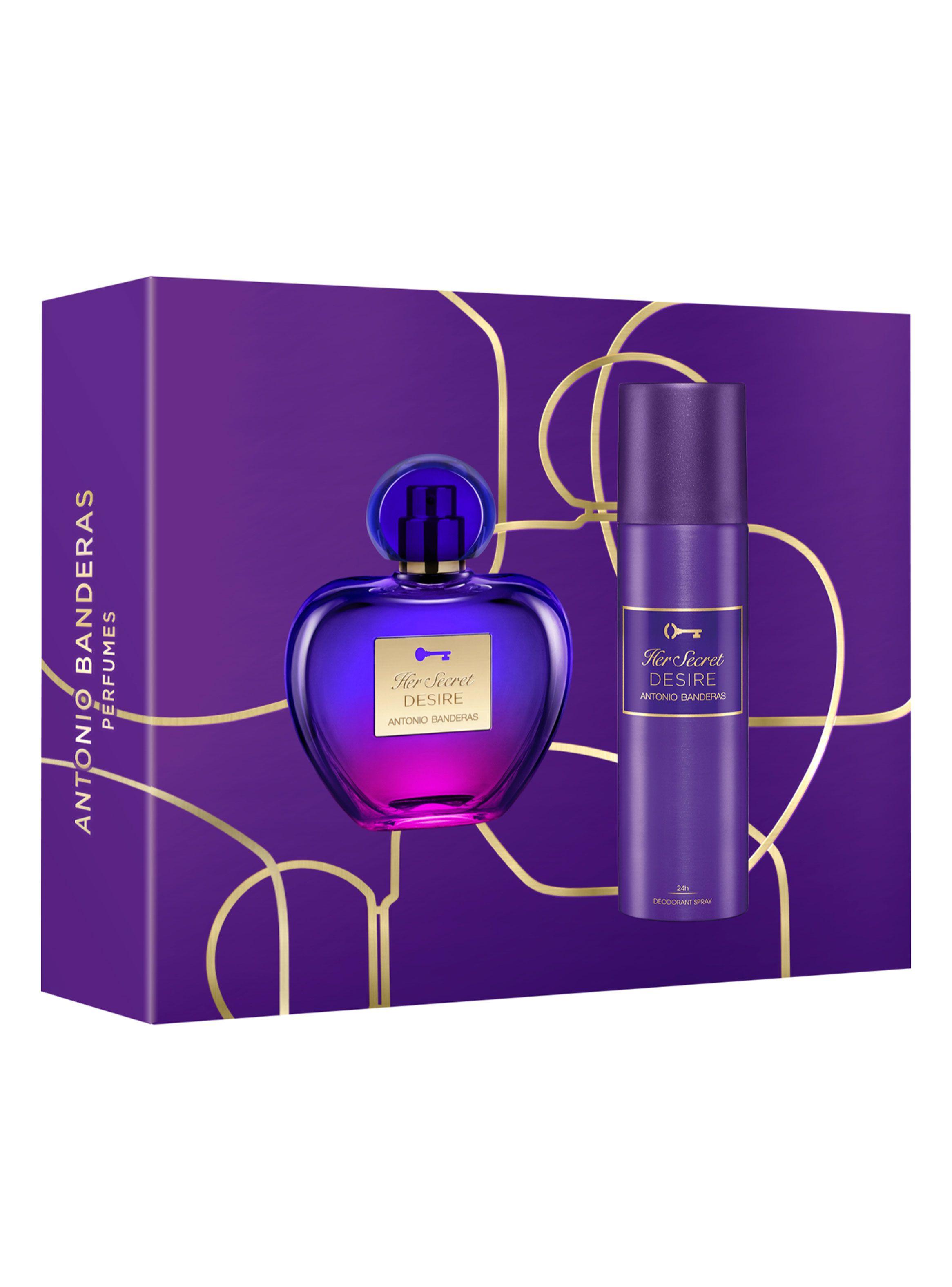 Set Perfume Set Her Secret Desire EDT Mujer 80 ml + Desodorante 150 ml-0
