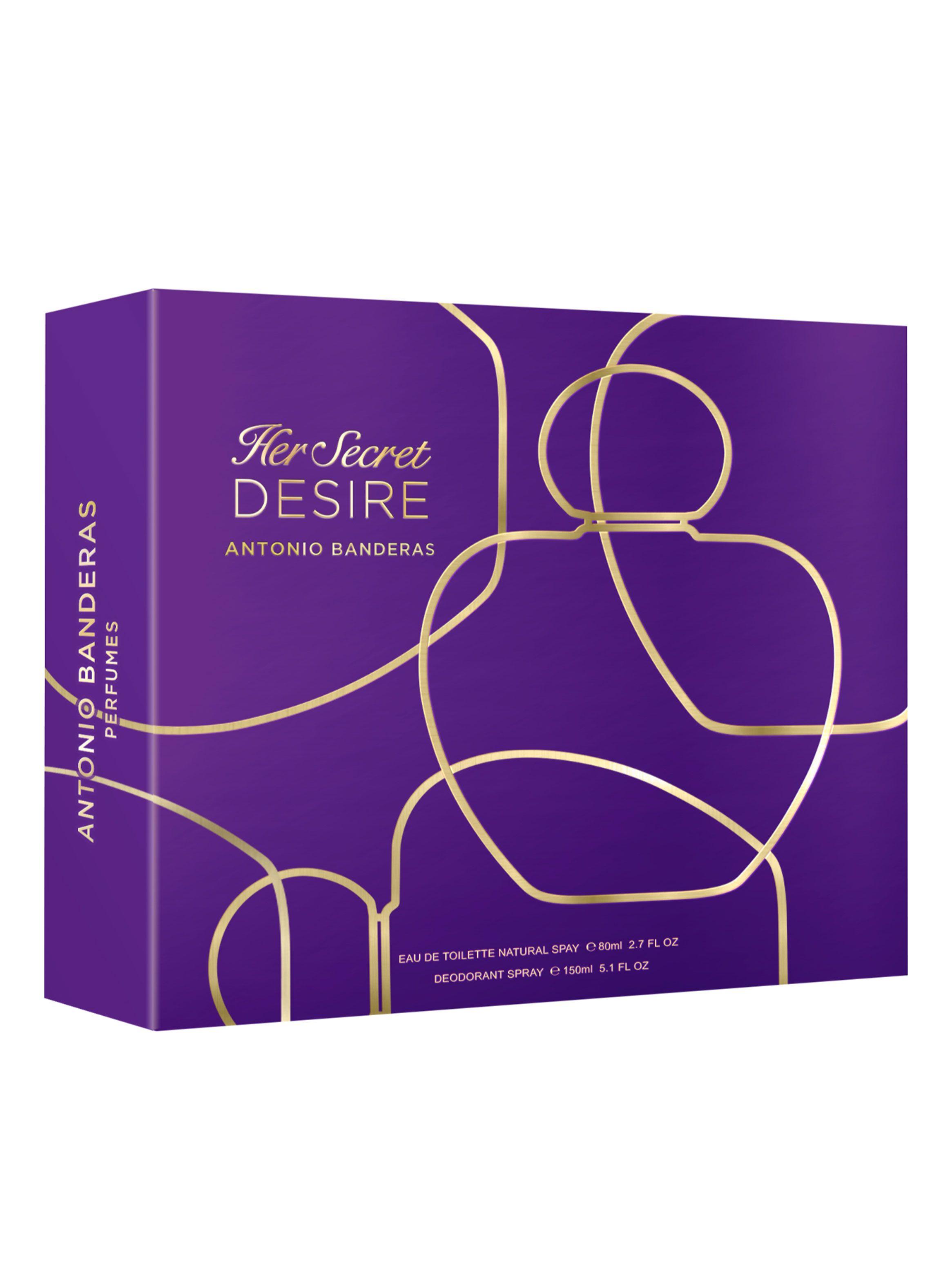 Set Perfume Set Her Secret Desire EDT Mujer 80 ml + Desodorante 150 ml-1
