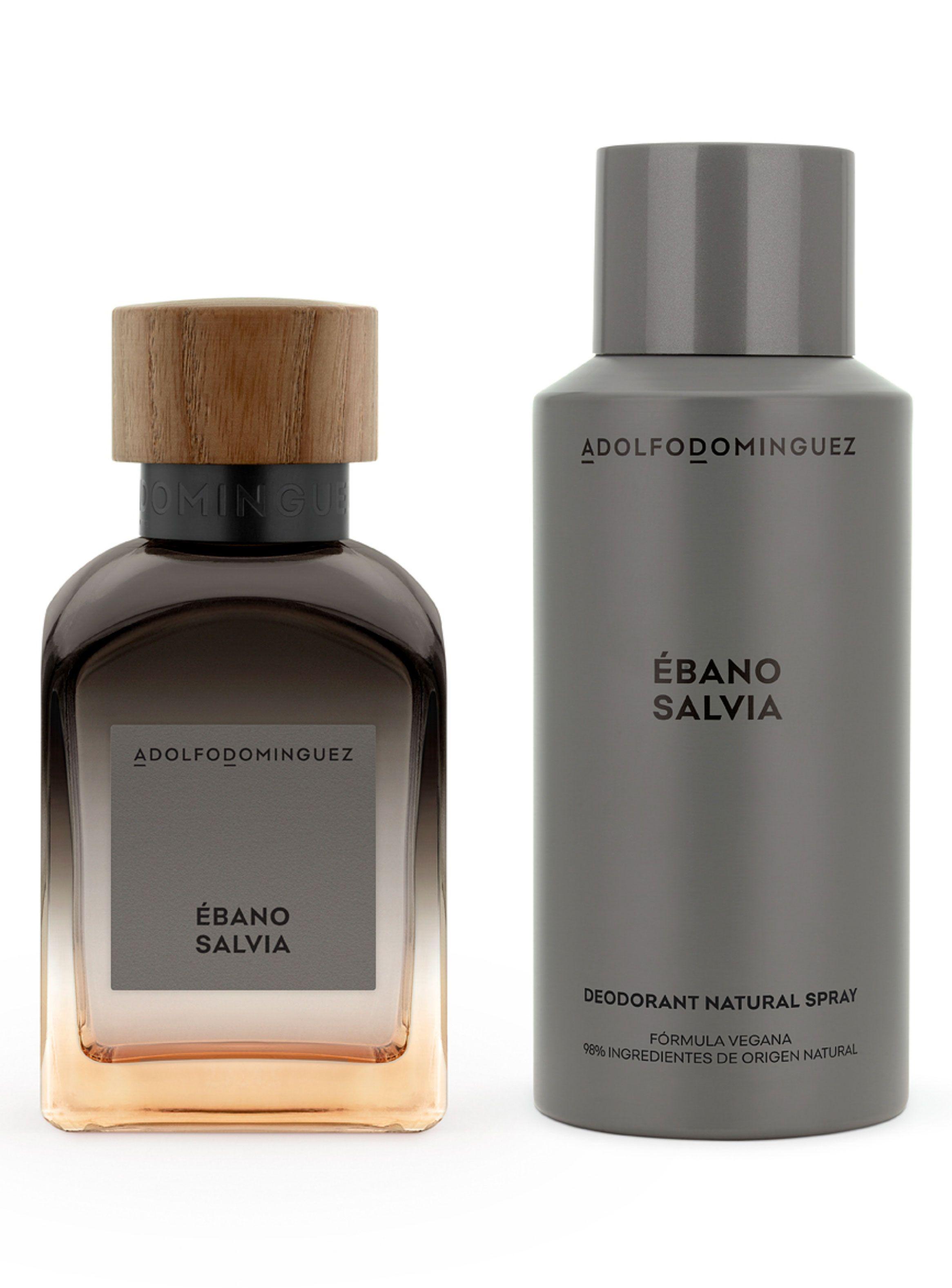 Set Perfume Adolfo Domínguez Ébano Salvia EDP 120 ml + Desodorante 150 ml-0