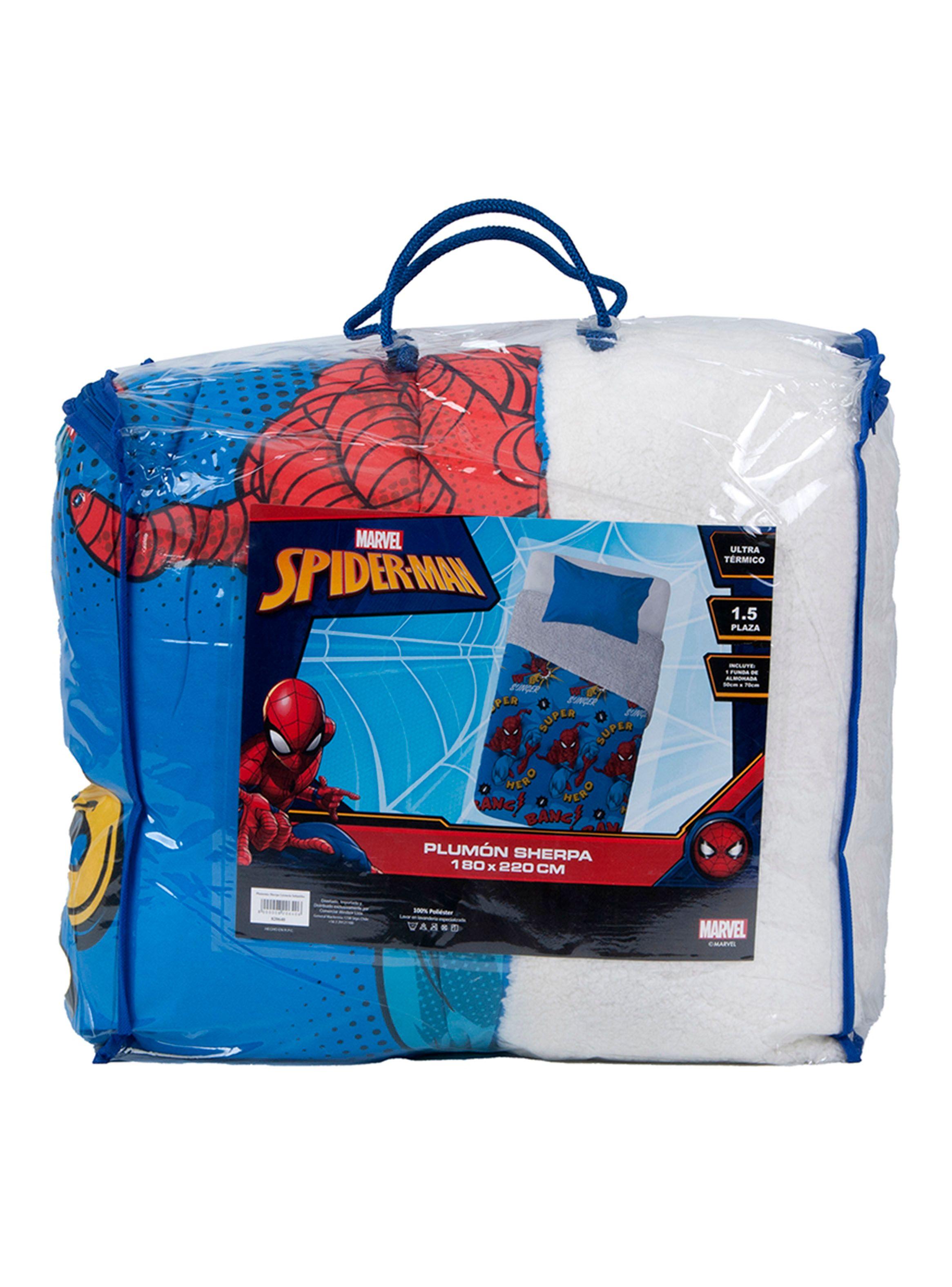 Plumón Sherpa Spider-Man Super H 1.5 Plazas-2