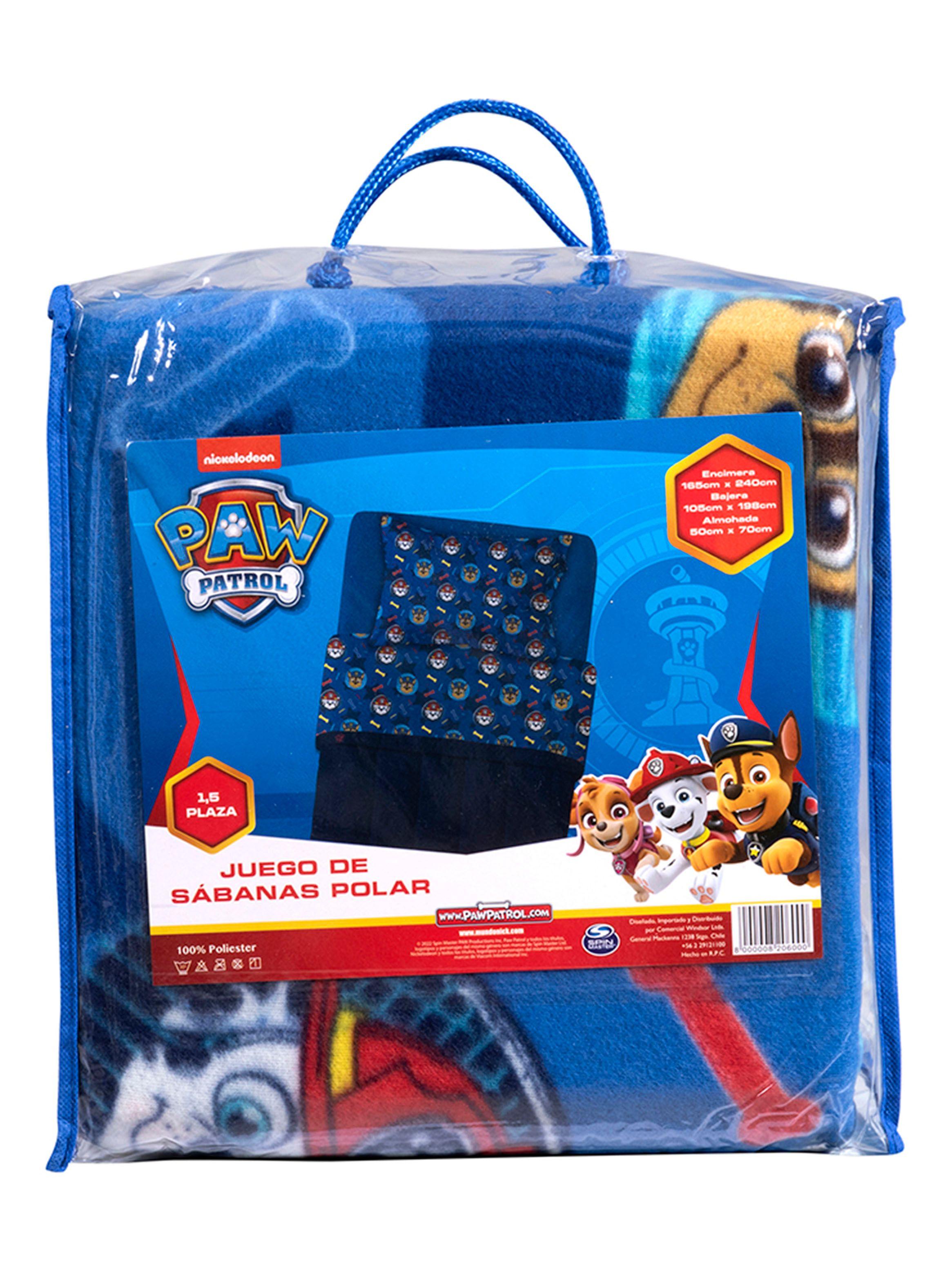 Juego de Sábanas Paw Patrol Huesos 1.5 Plazas-2