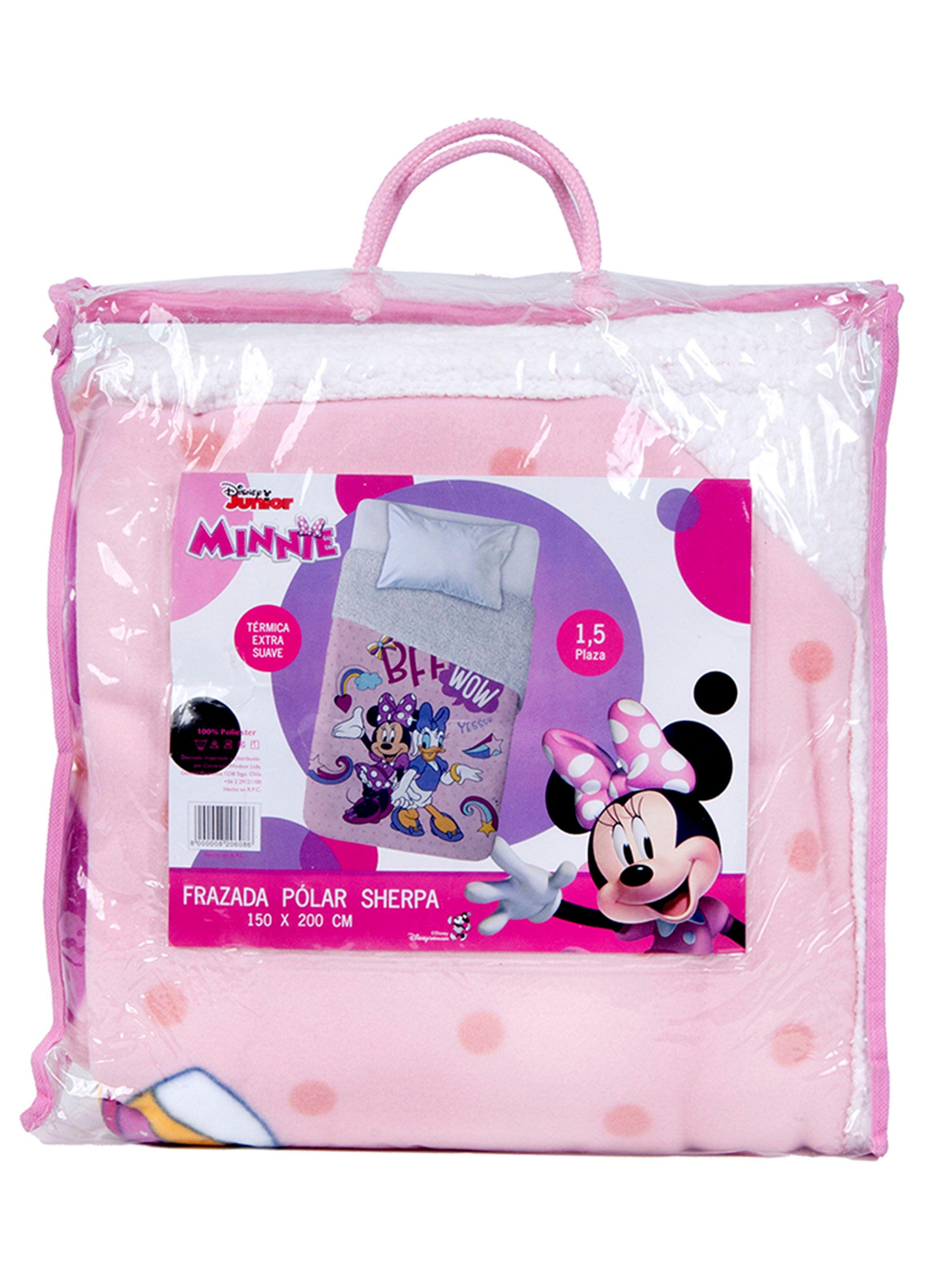 Frazada Sherpa 1.5 Plazas Minnie y Daisy-2