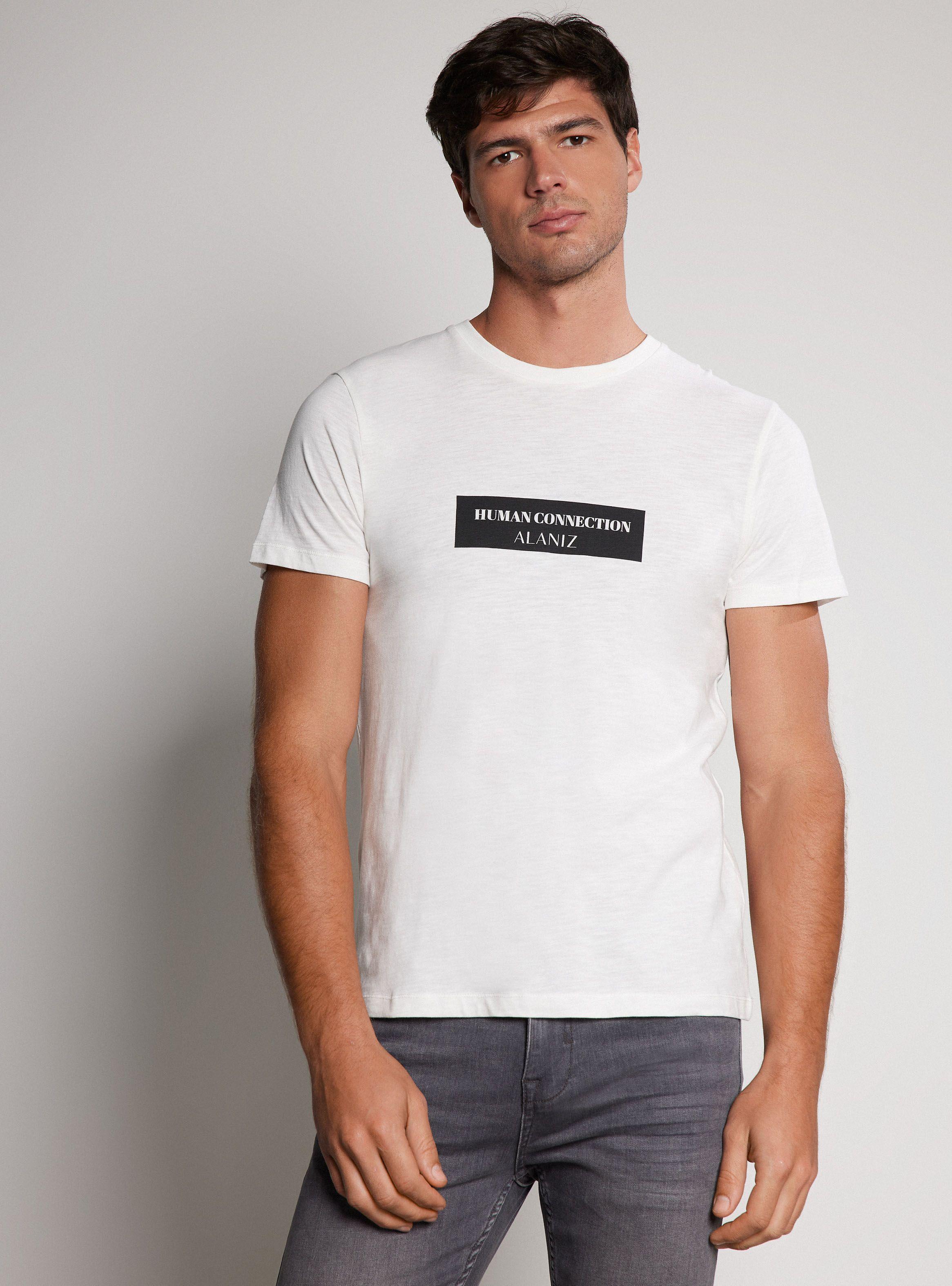 Polera Cuello Redondo Print Moda Frontal-0
