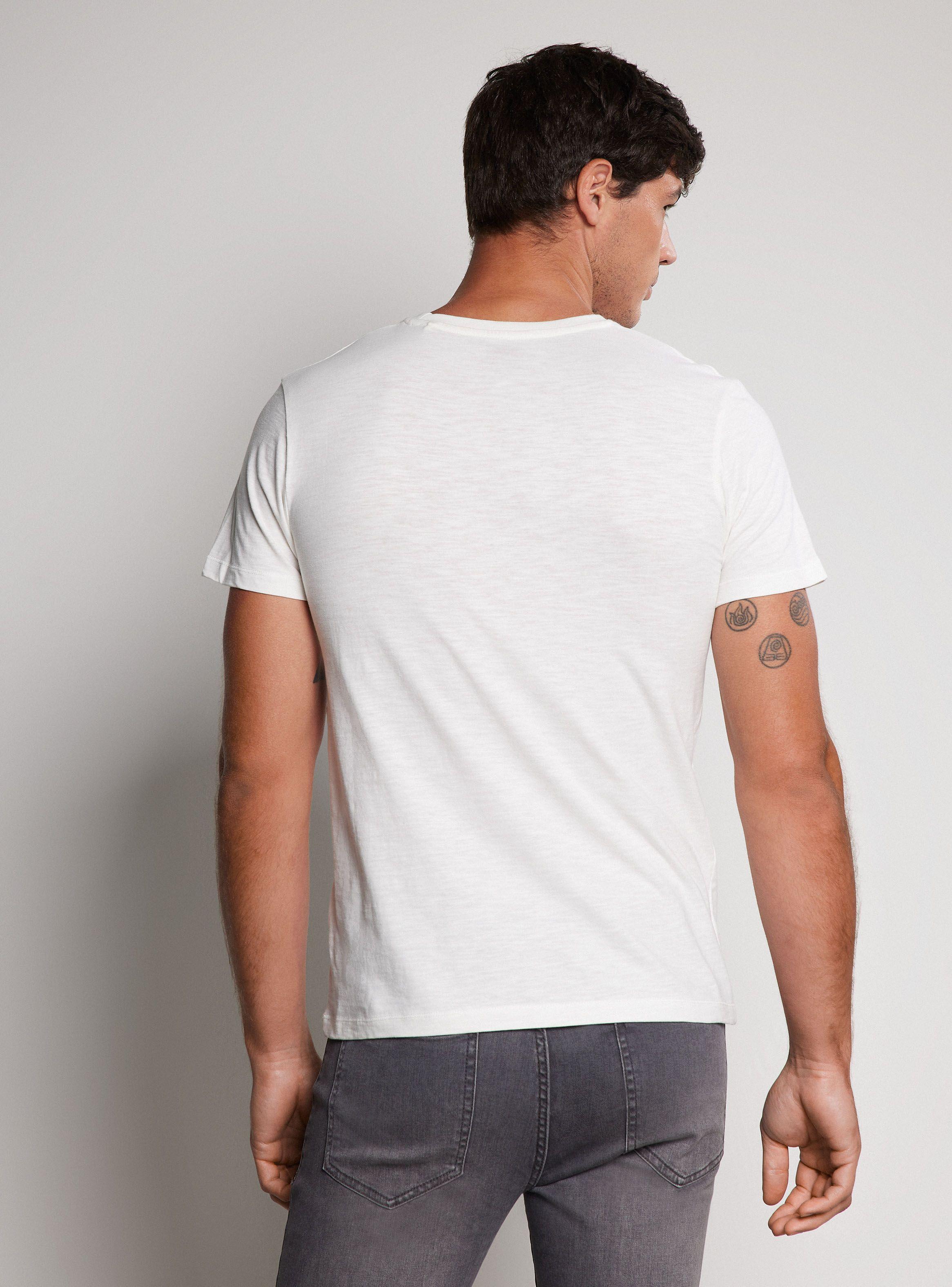 Polera Cuello Redondo Print Moda Frontal-1