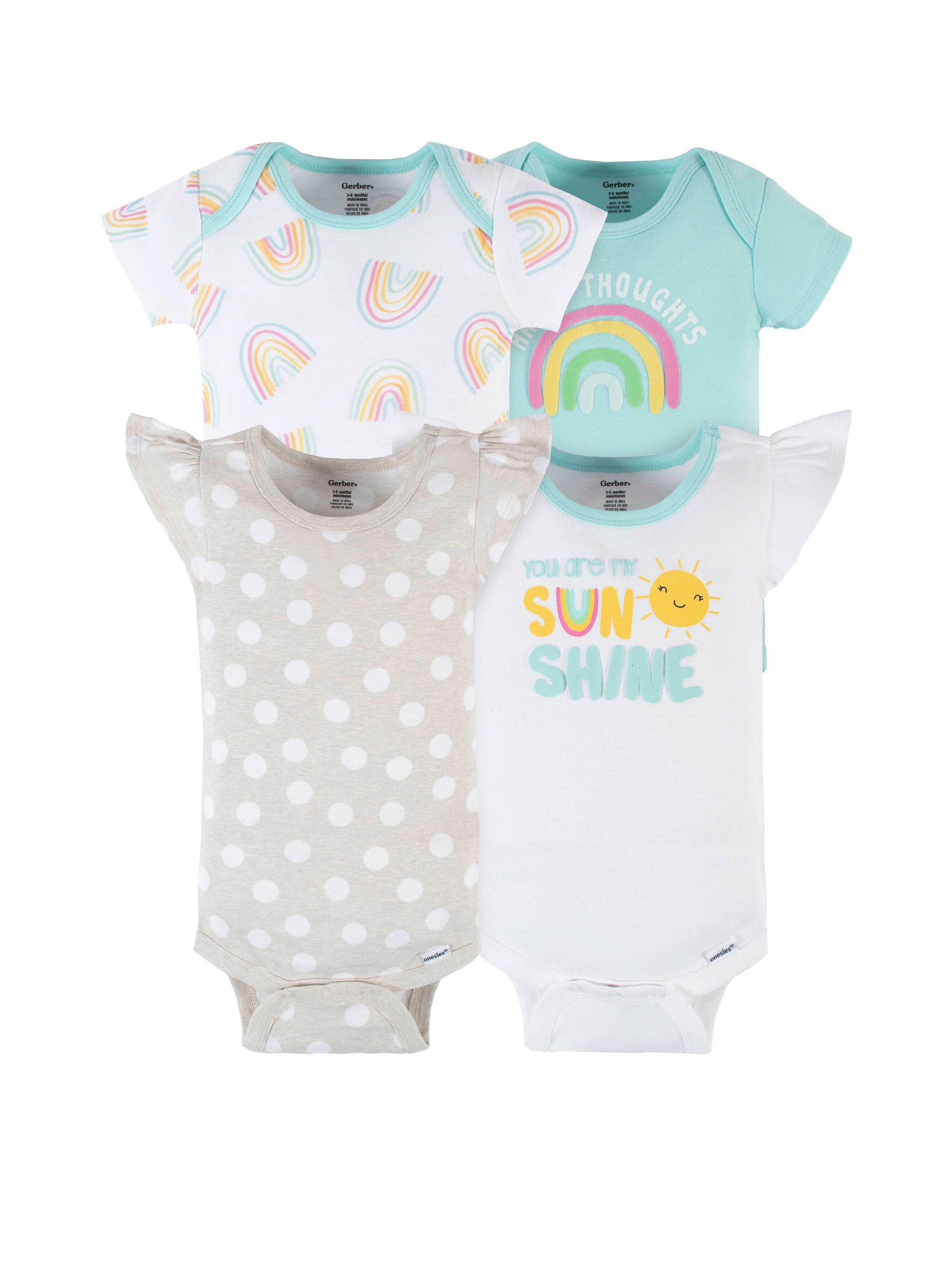 Pack 4 Enteritos Onesies-0
