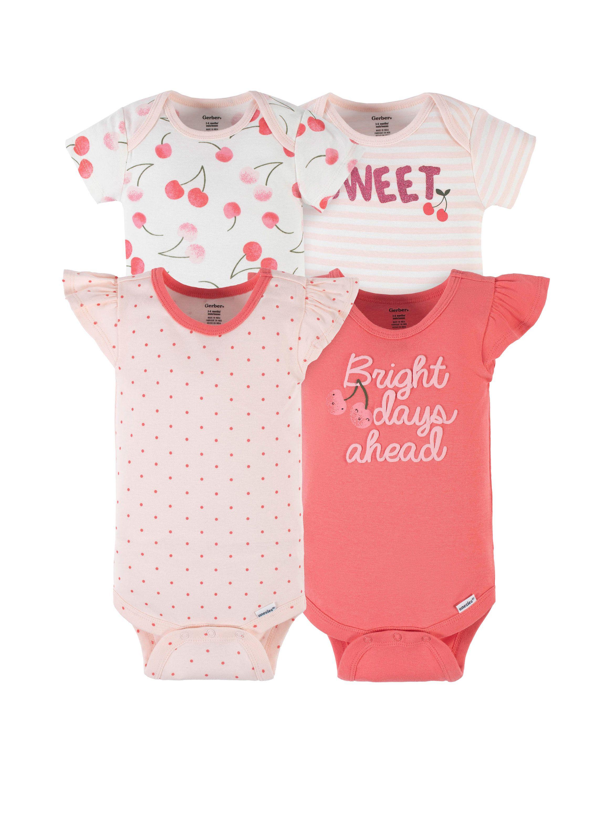 4 Pack Enteritos Onesies-0
