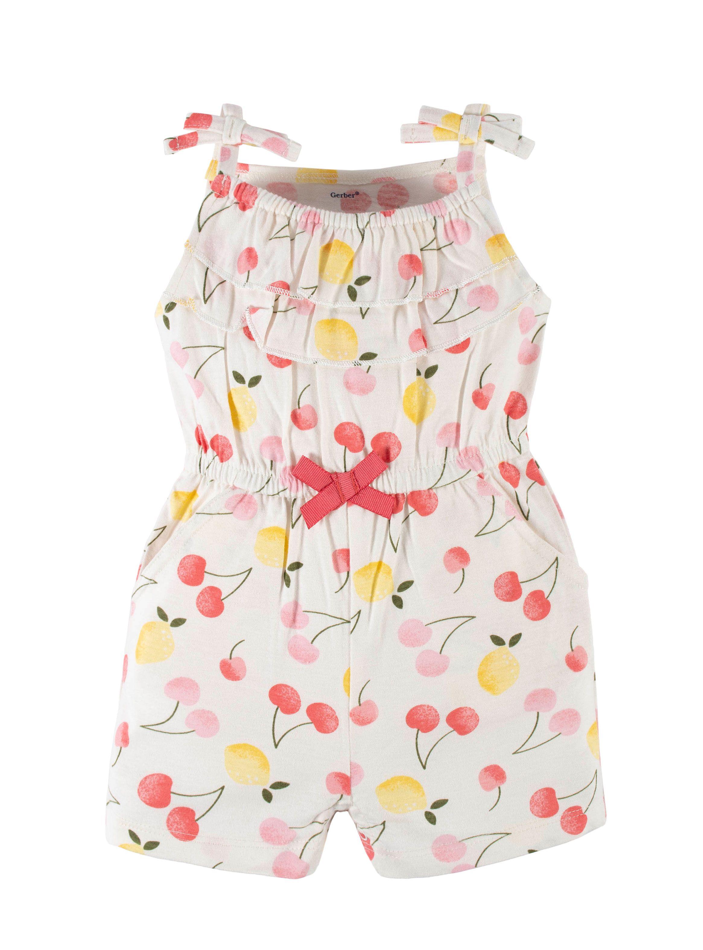 Mameluco Diseño Corto Rompers Niña-0
