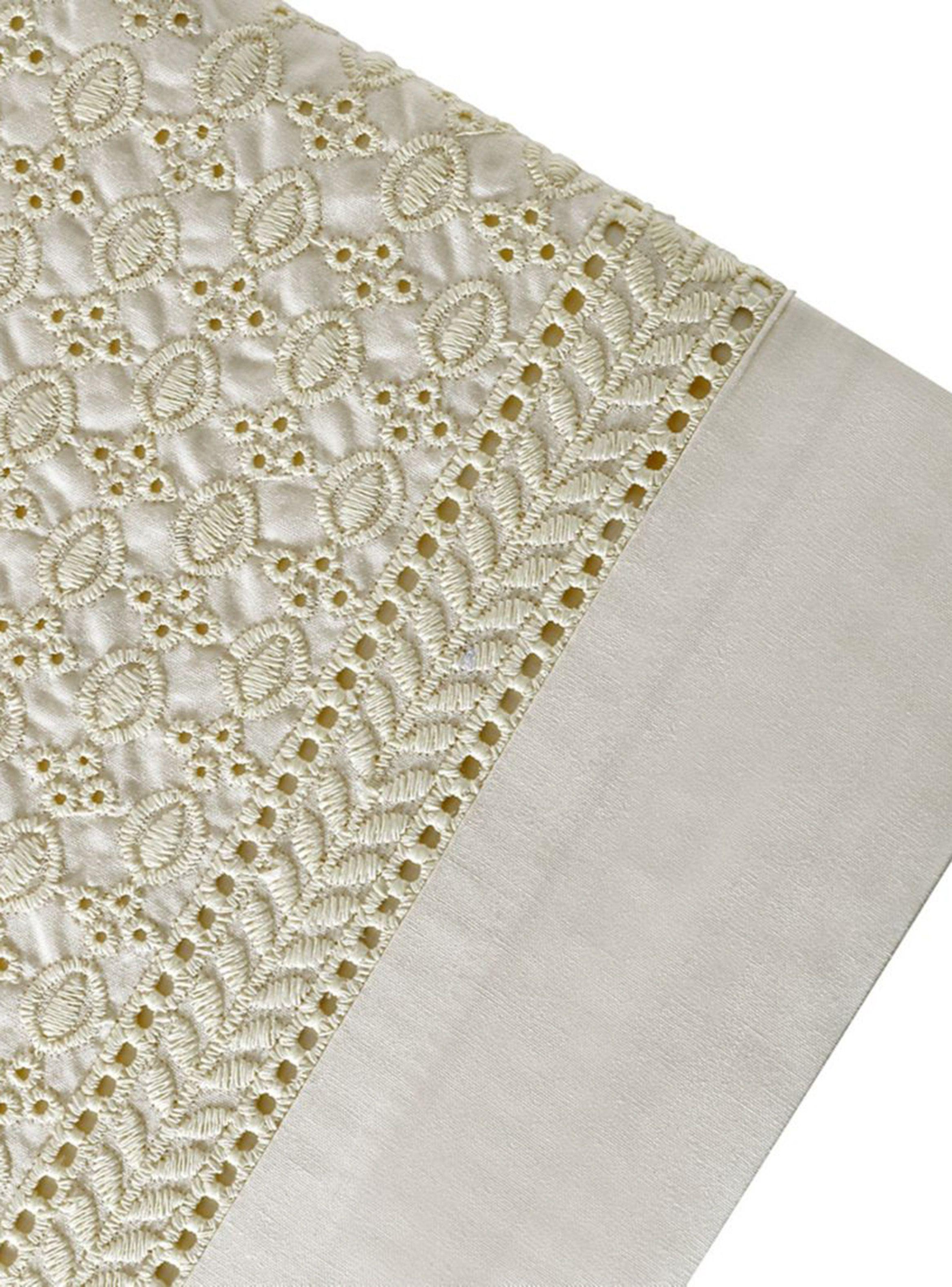 Sábanas 1.5 Plaza Mallorca 180 Hilos Broderie-2