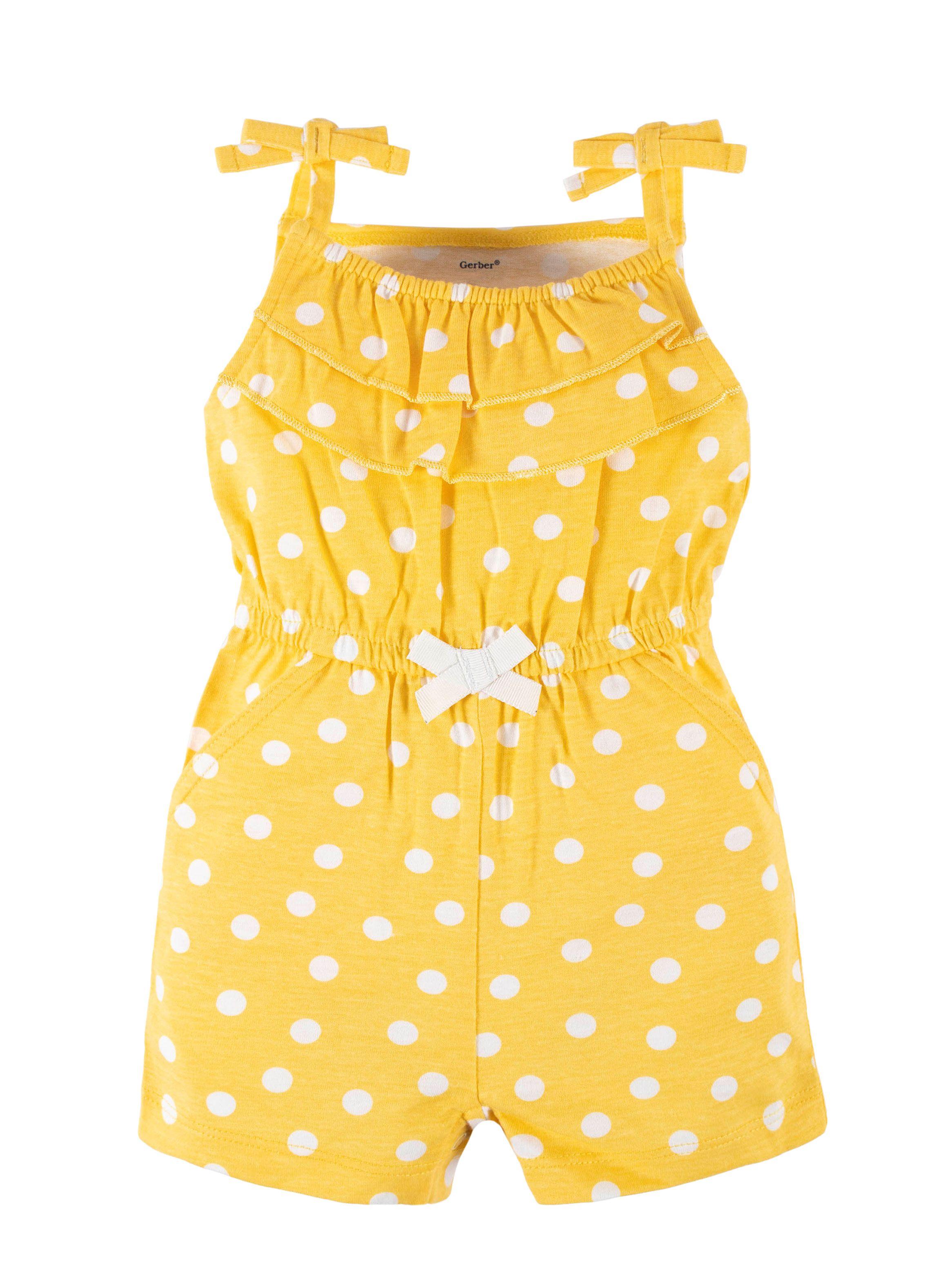 Mameluco Corto Rompers y Broches Niña-0
