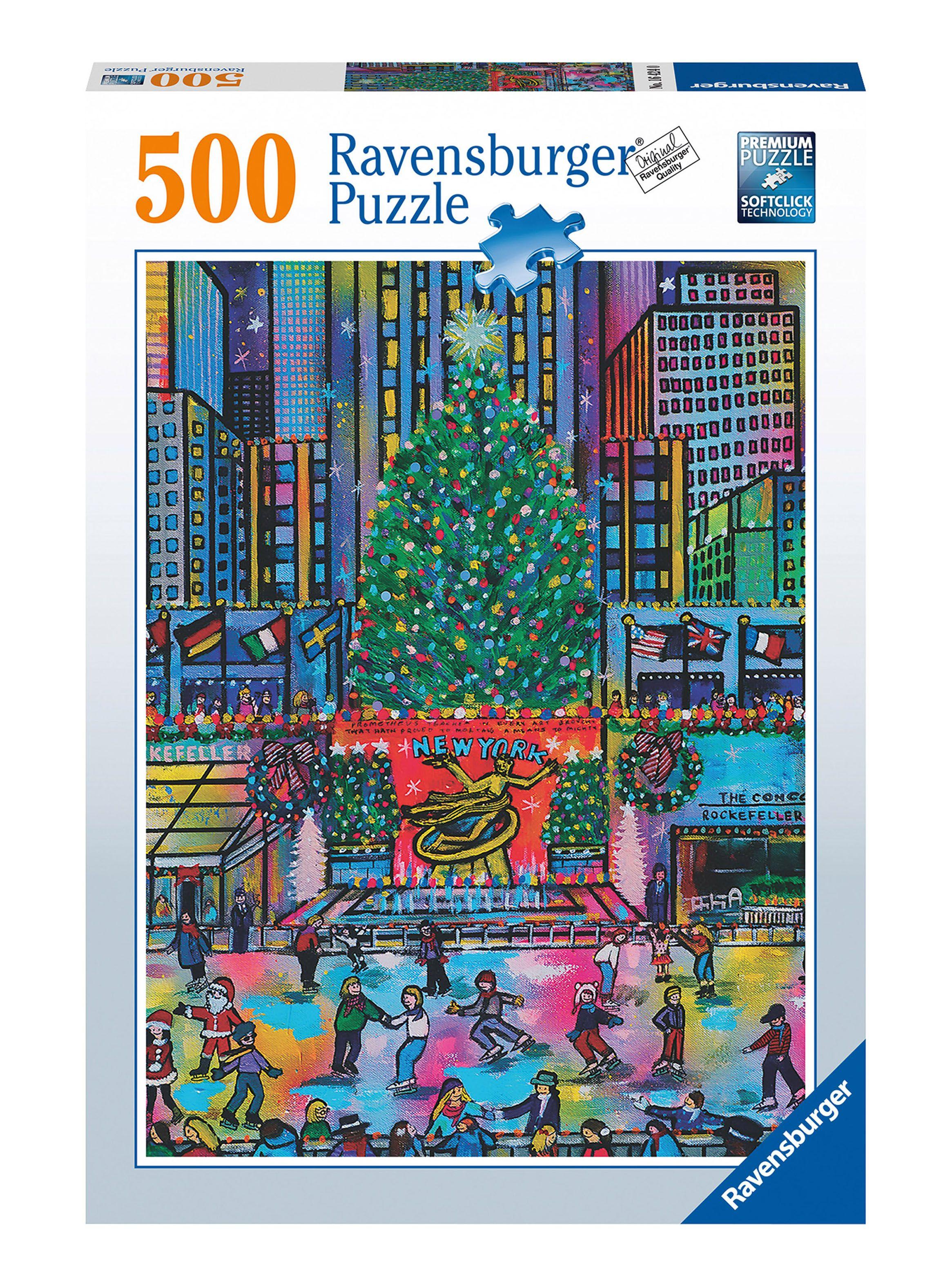 Puzzle Navidad en Rockerfelles 500 Piezas Caramba-0
