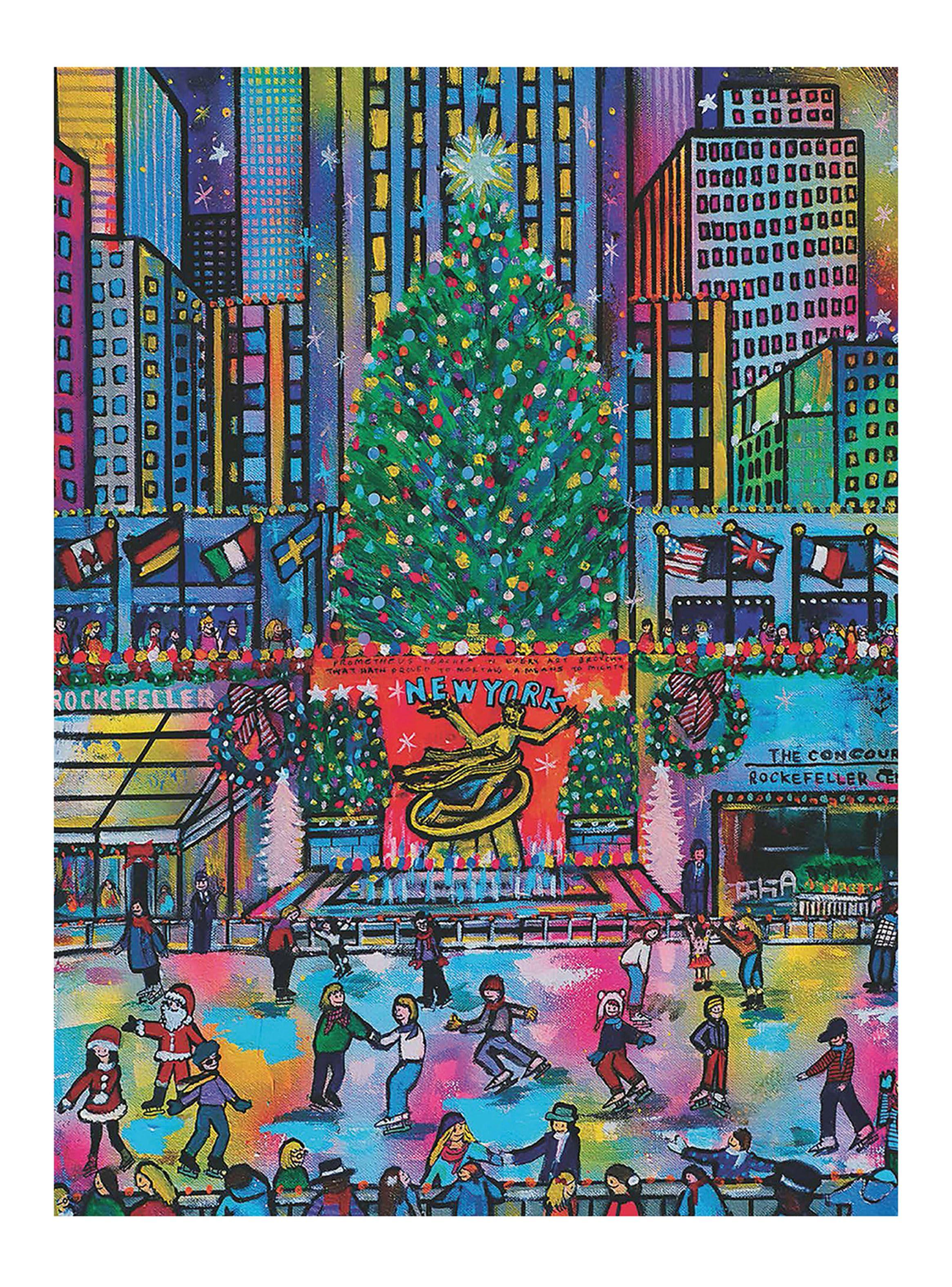 Puzzle Navidad en Rockerfelles 500 Piezas Caramba-1