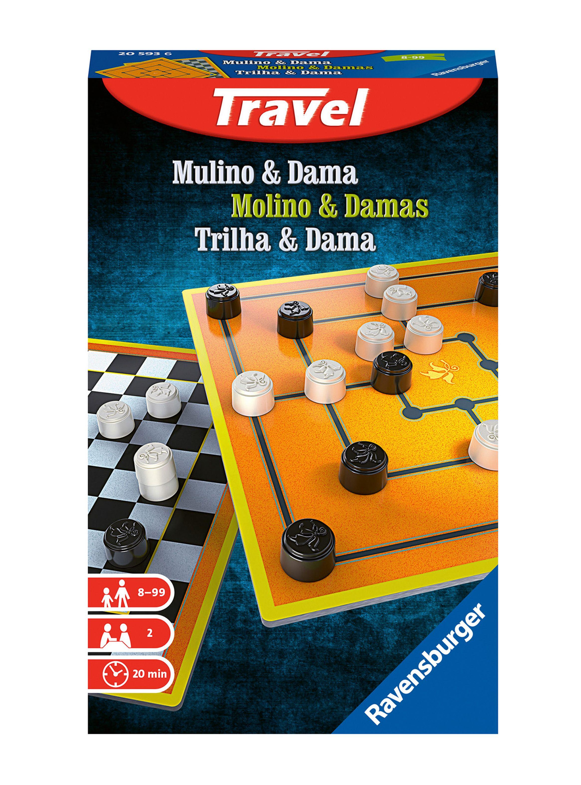 Ravensburger Juego Molino & Damas Caramba-0