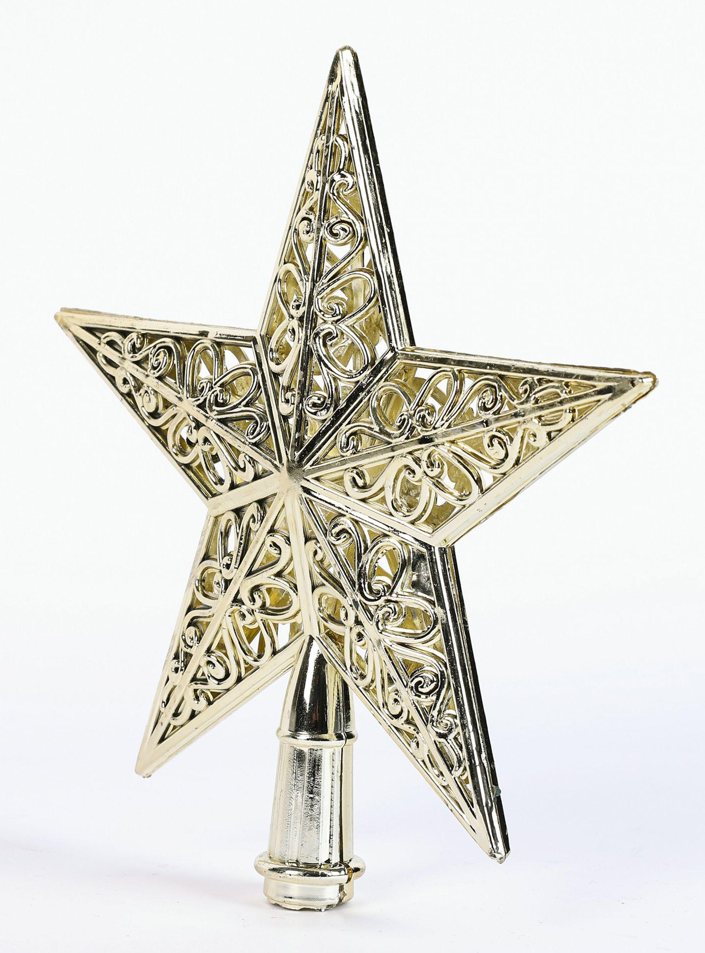 Punta Árbol Estrella Dorado-1