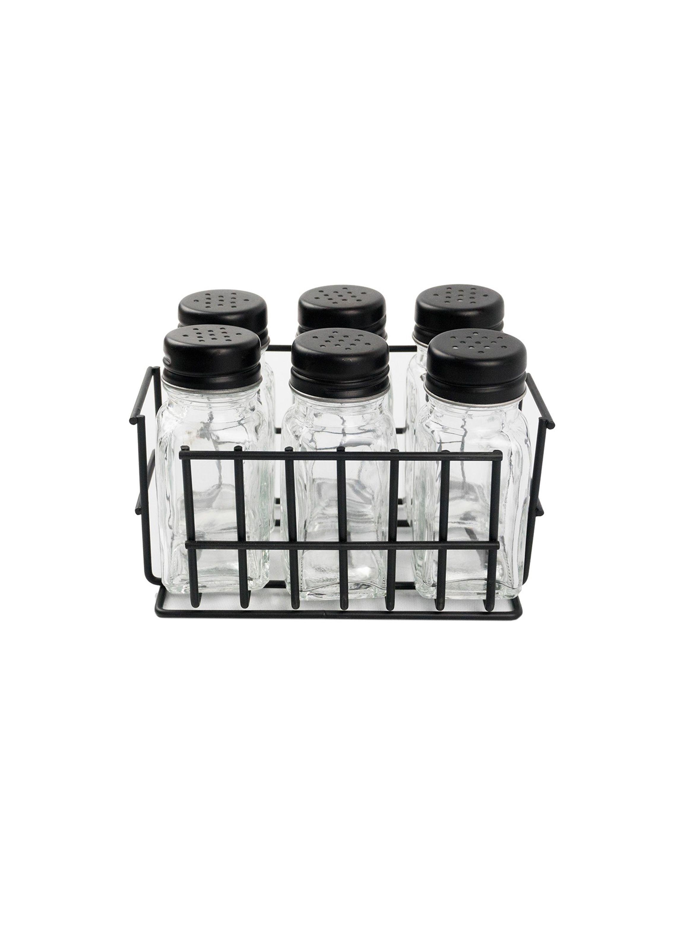 Set 6 Piezas Especieros Black Deco Express-0