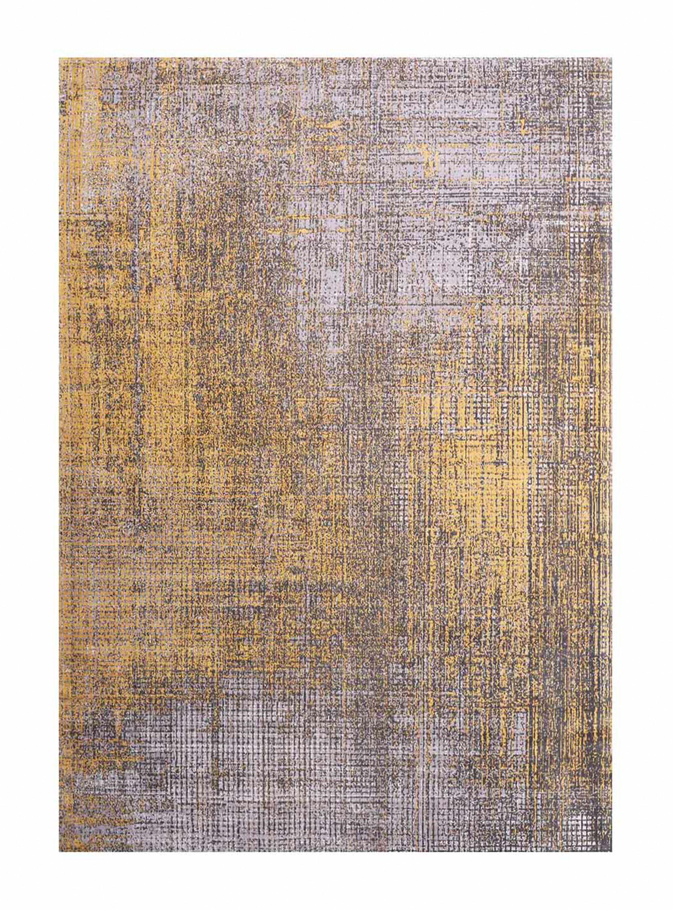 Alfombra 160x230 cm Handwoven Abstract Mostaza-0