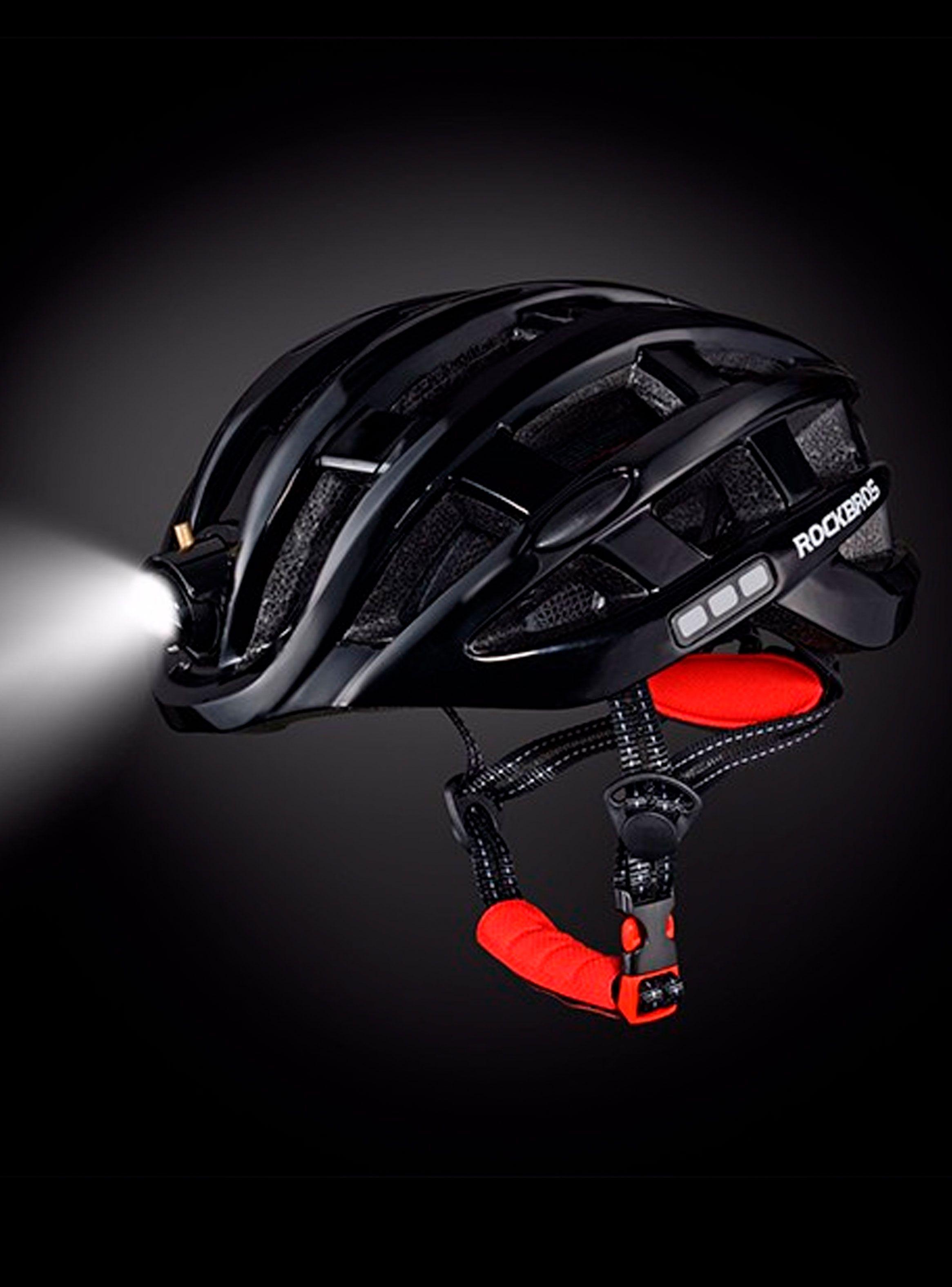 Casco Con Luz Zn1001Bk-1