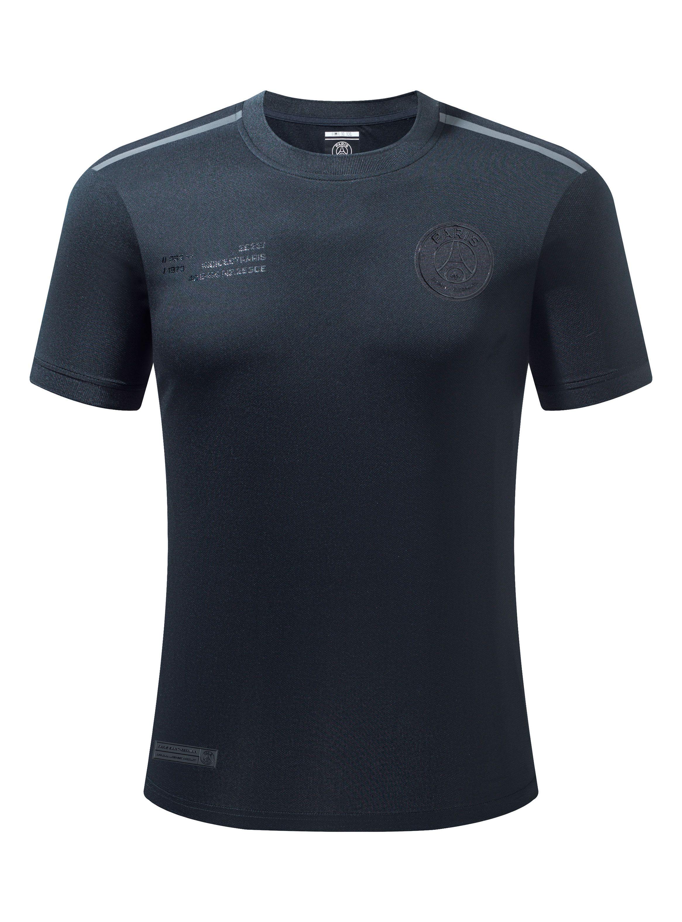 Polera Manga Corta All Black 1-0