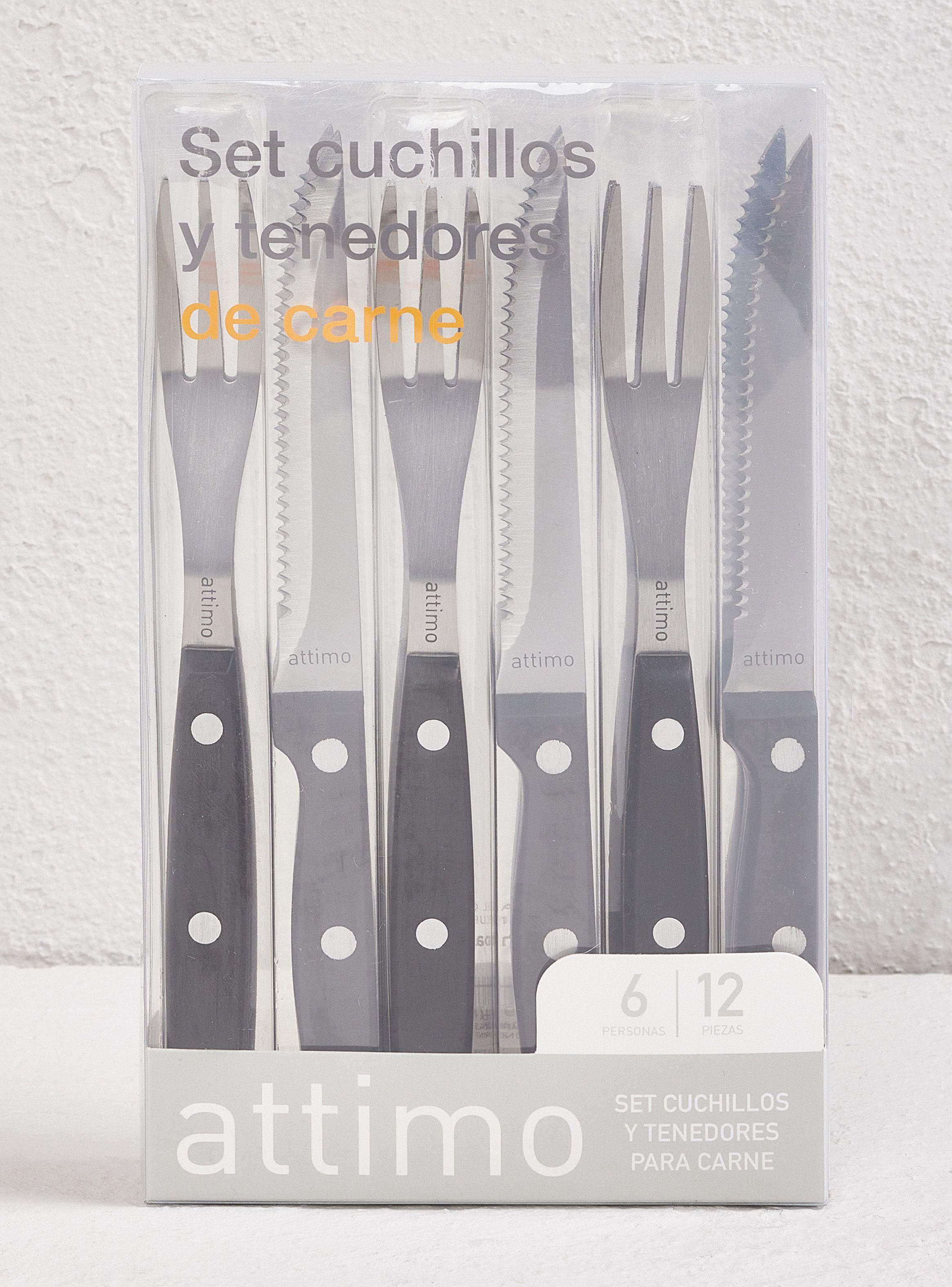 Set 12 Piezas Cuchillo y Tenedor-3