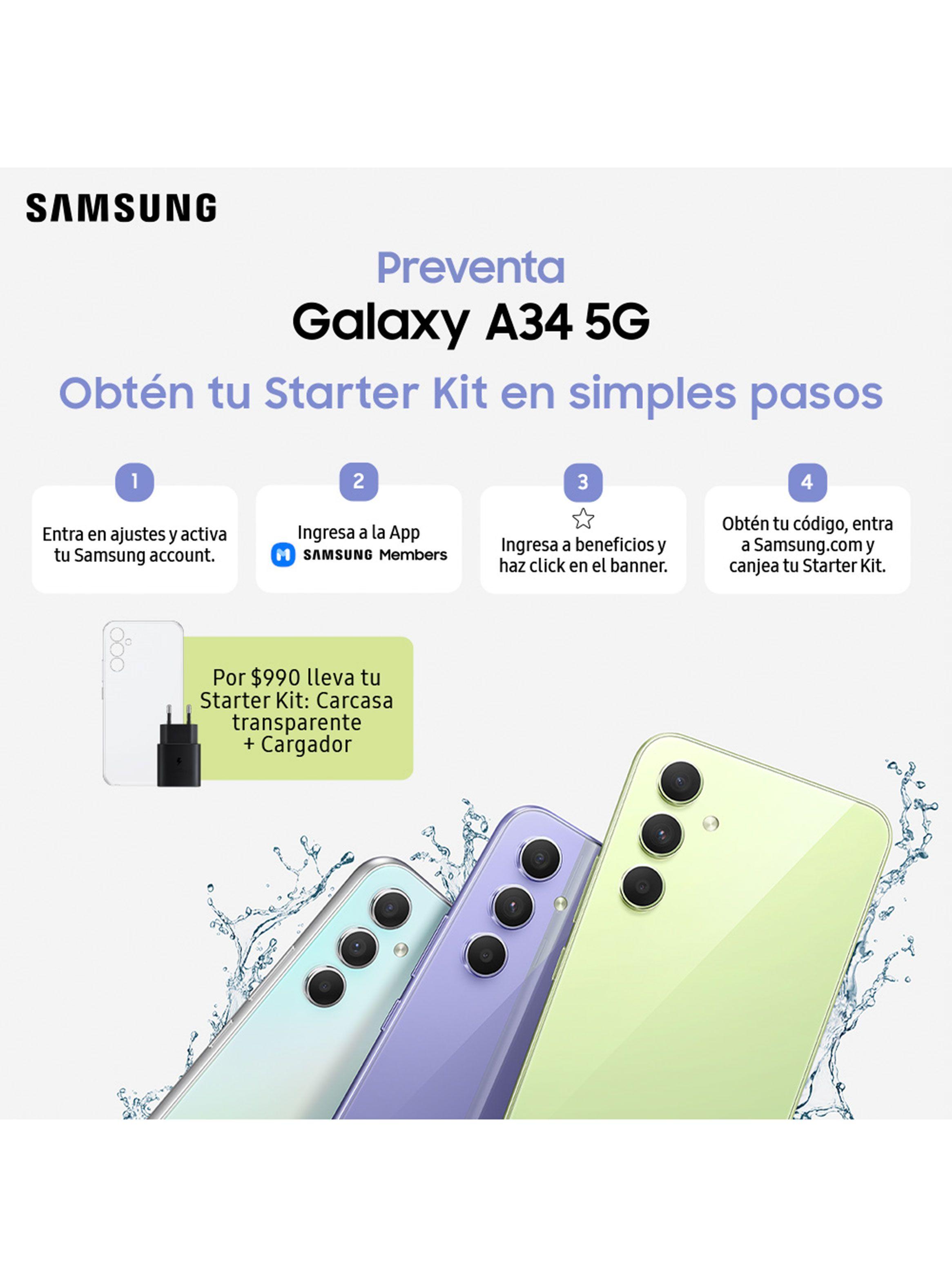 Smartphone Galaxy A34 5G 128GB 6.6" Awesome Lime-6