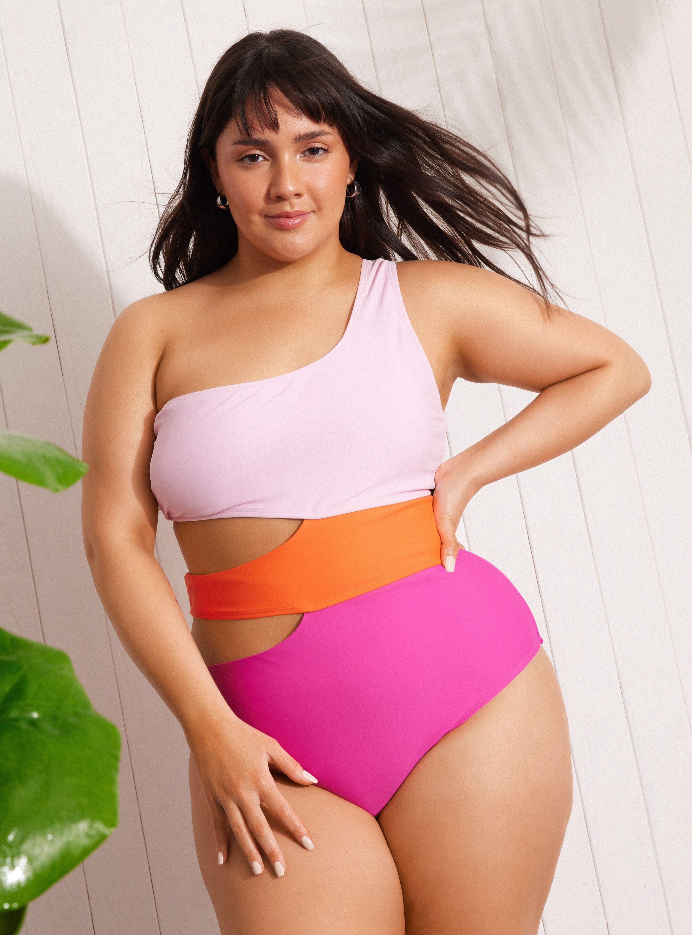 Traje de Baño One Shoulder y Cut-outs-4