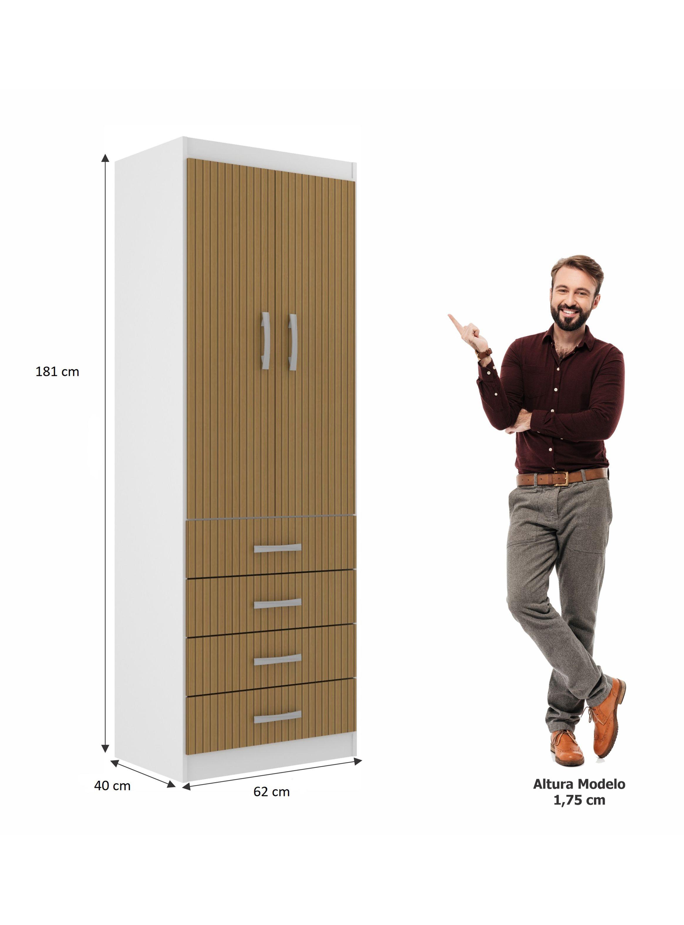 Clóset 2 Puertas 4 Cajones-1