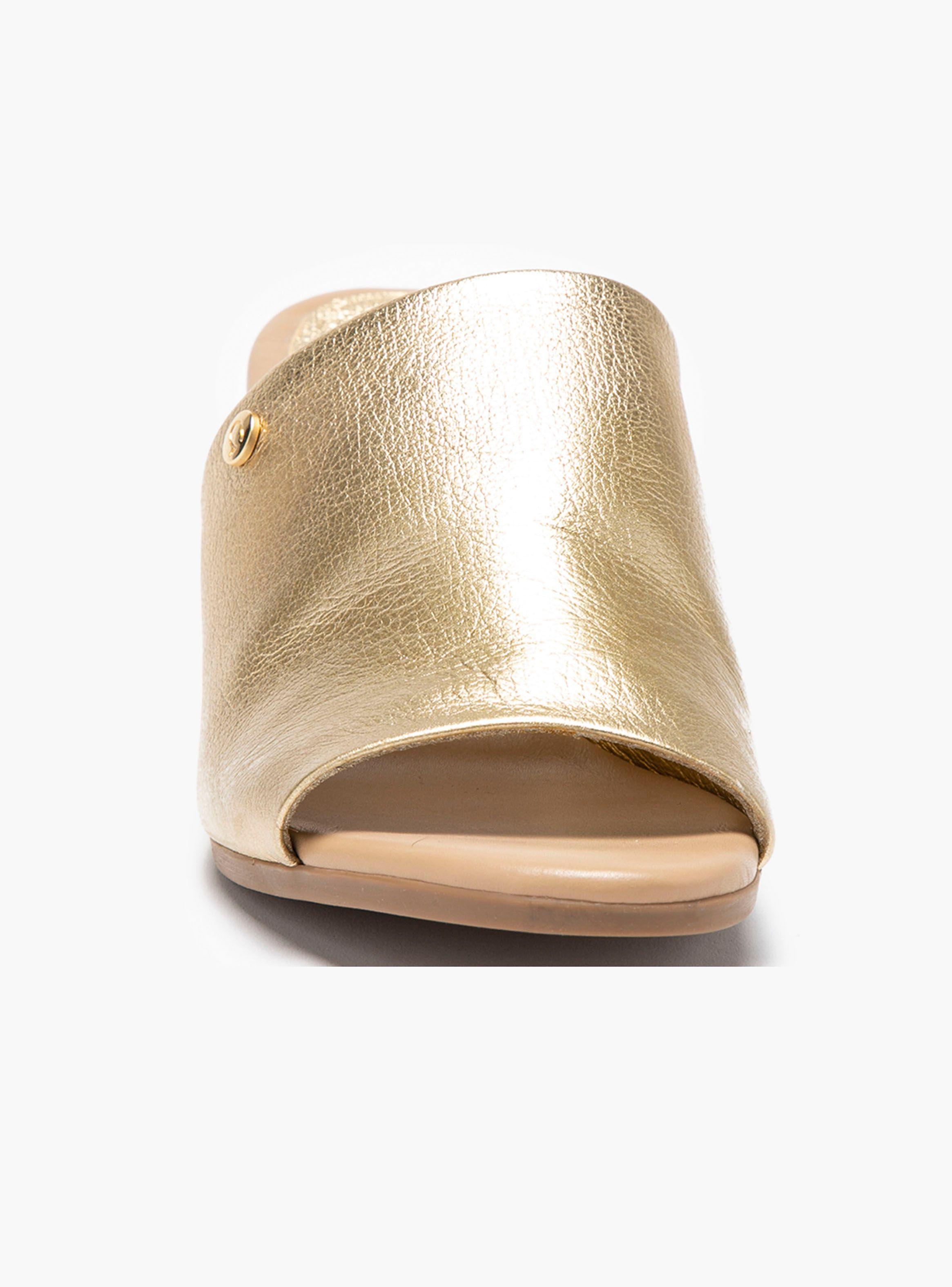 Sandalia Roxxy Taco Cuadrado Dorado Mujer-1