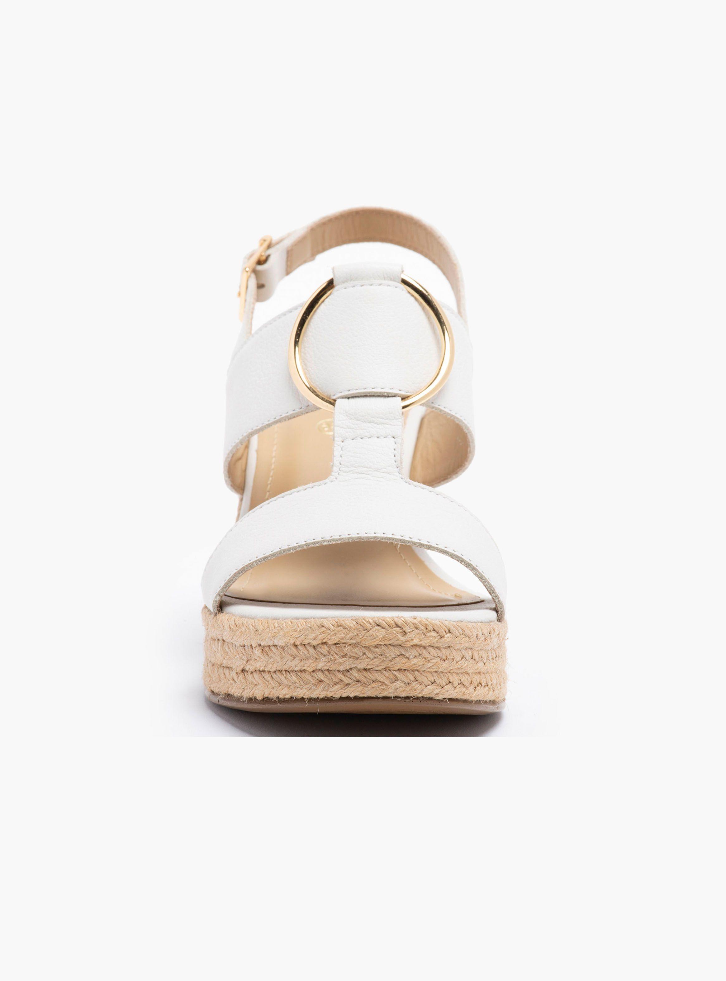 Sandalia Gacel Nadia Plataforma Blanco Mujer-1