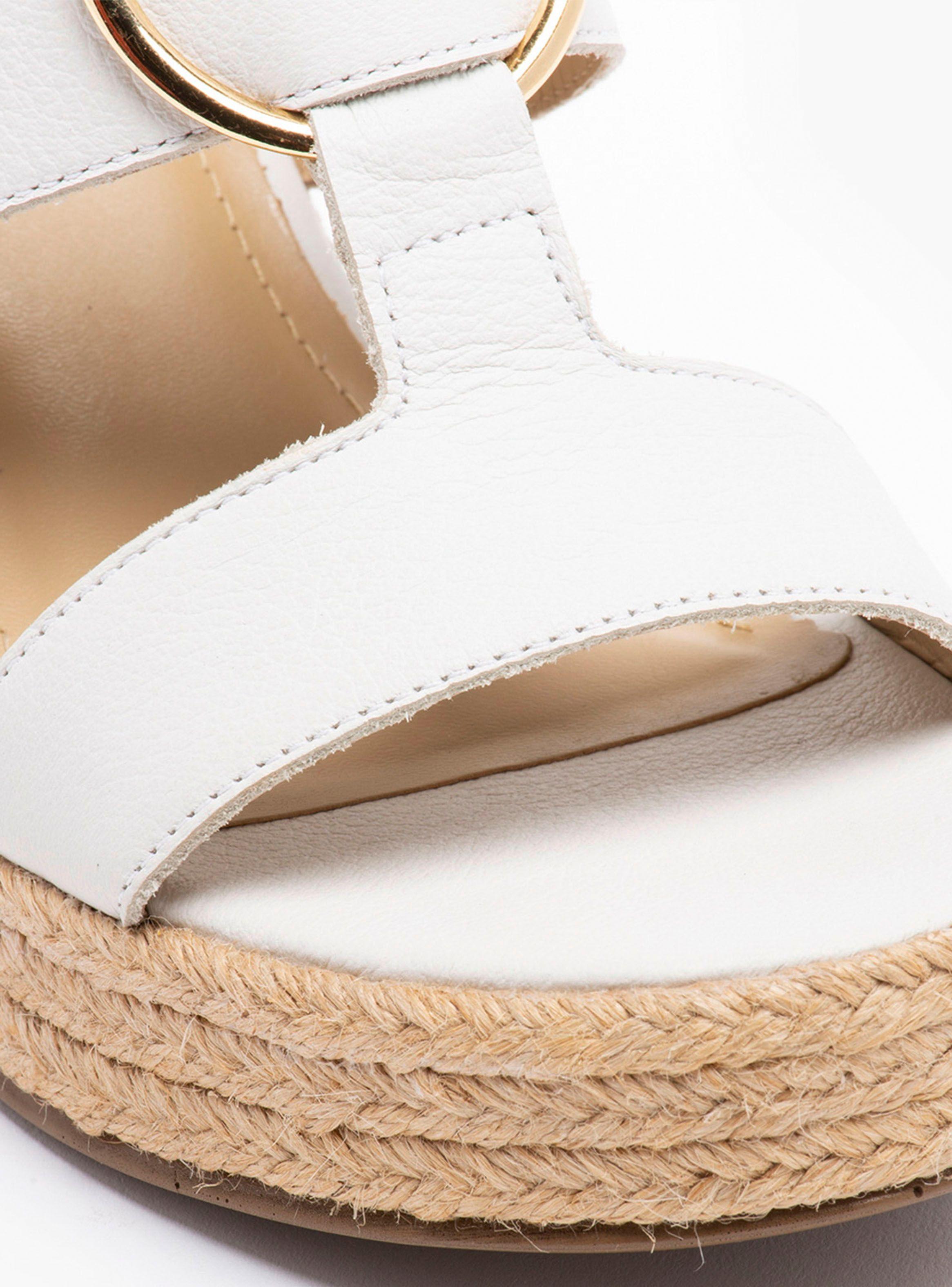 Sandalia Gacel Nadia Plataforma Blanco Mujer-4