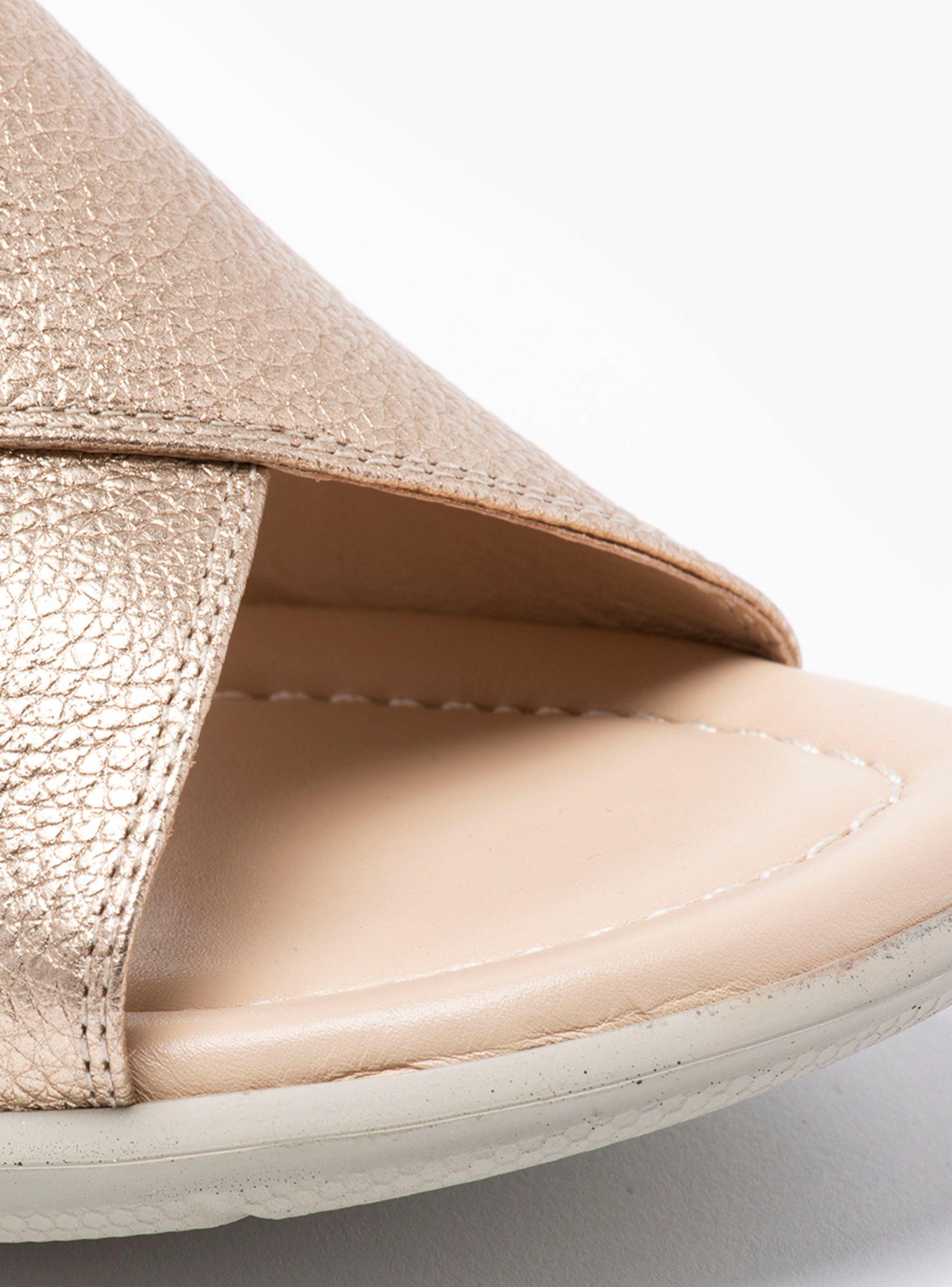 Sandalia Gacel Melissa Plataforma Dorado Mujer-4