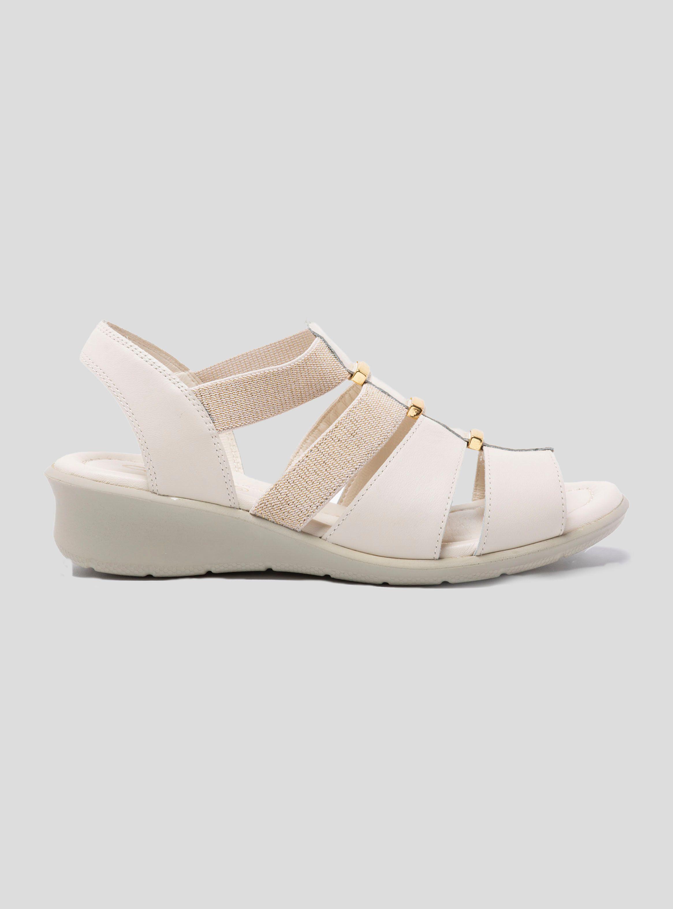 Sandalia Gacel Melissa Plataforma Off White Mujer-0