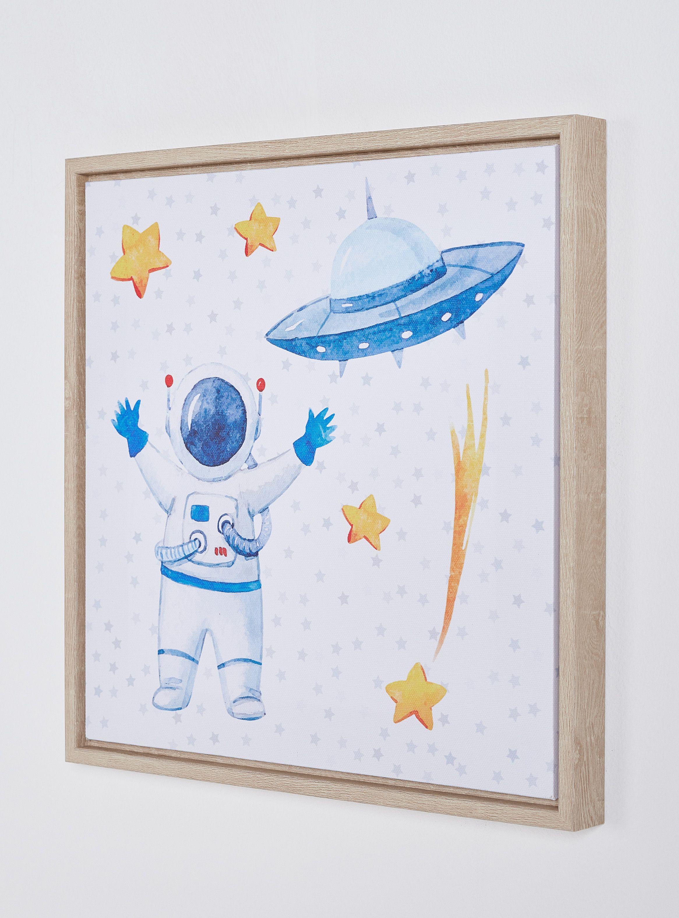 Canva Astronauta Kids 30 x 30 cm-1