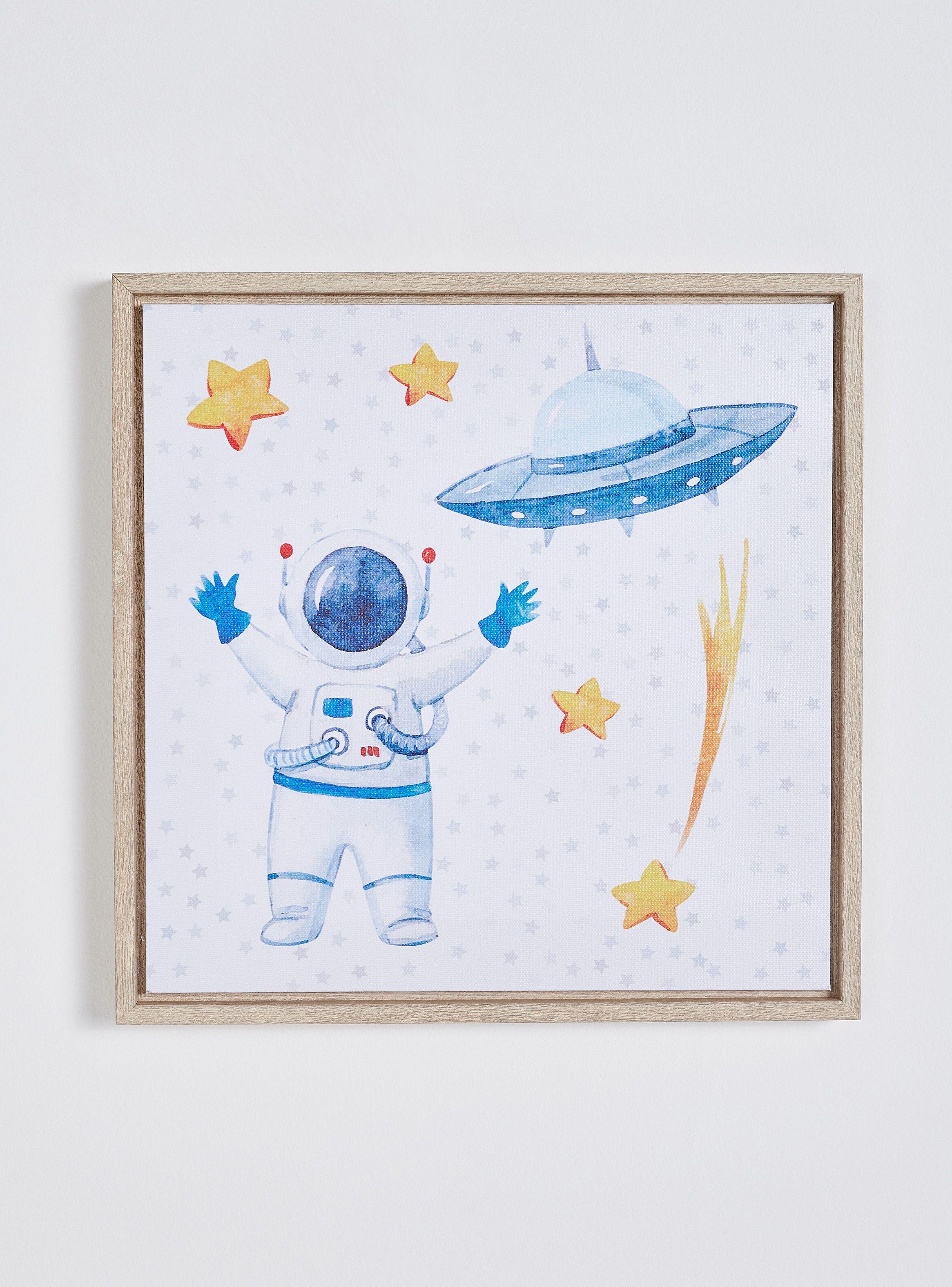 Canva Astronauta Kids 30 x 30 cm-0