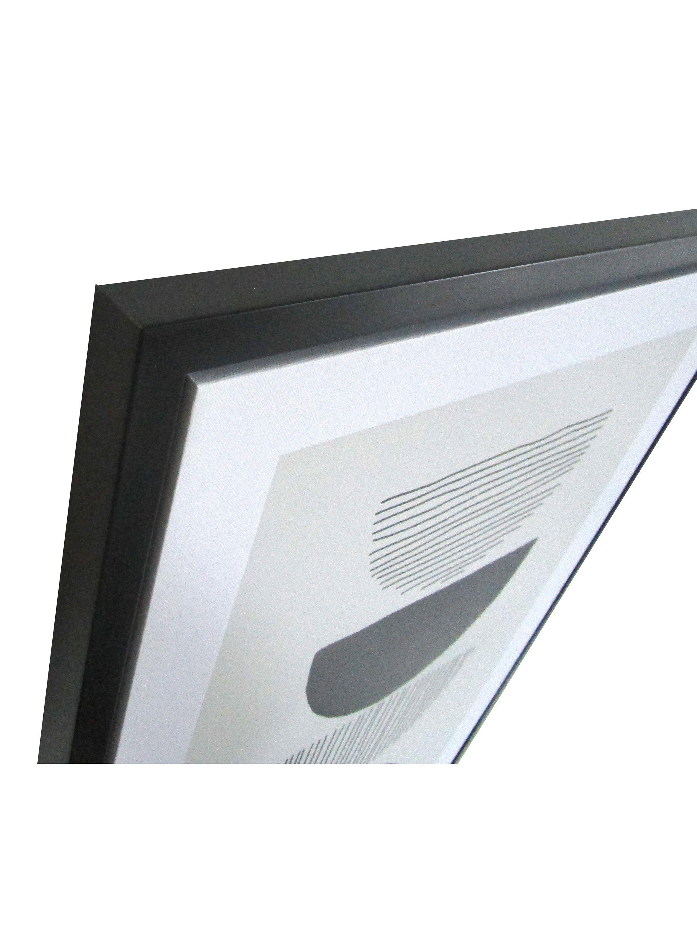 Cuadro Geo Negro 1 45 x 60 cm-1