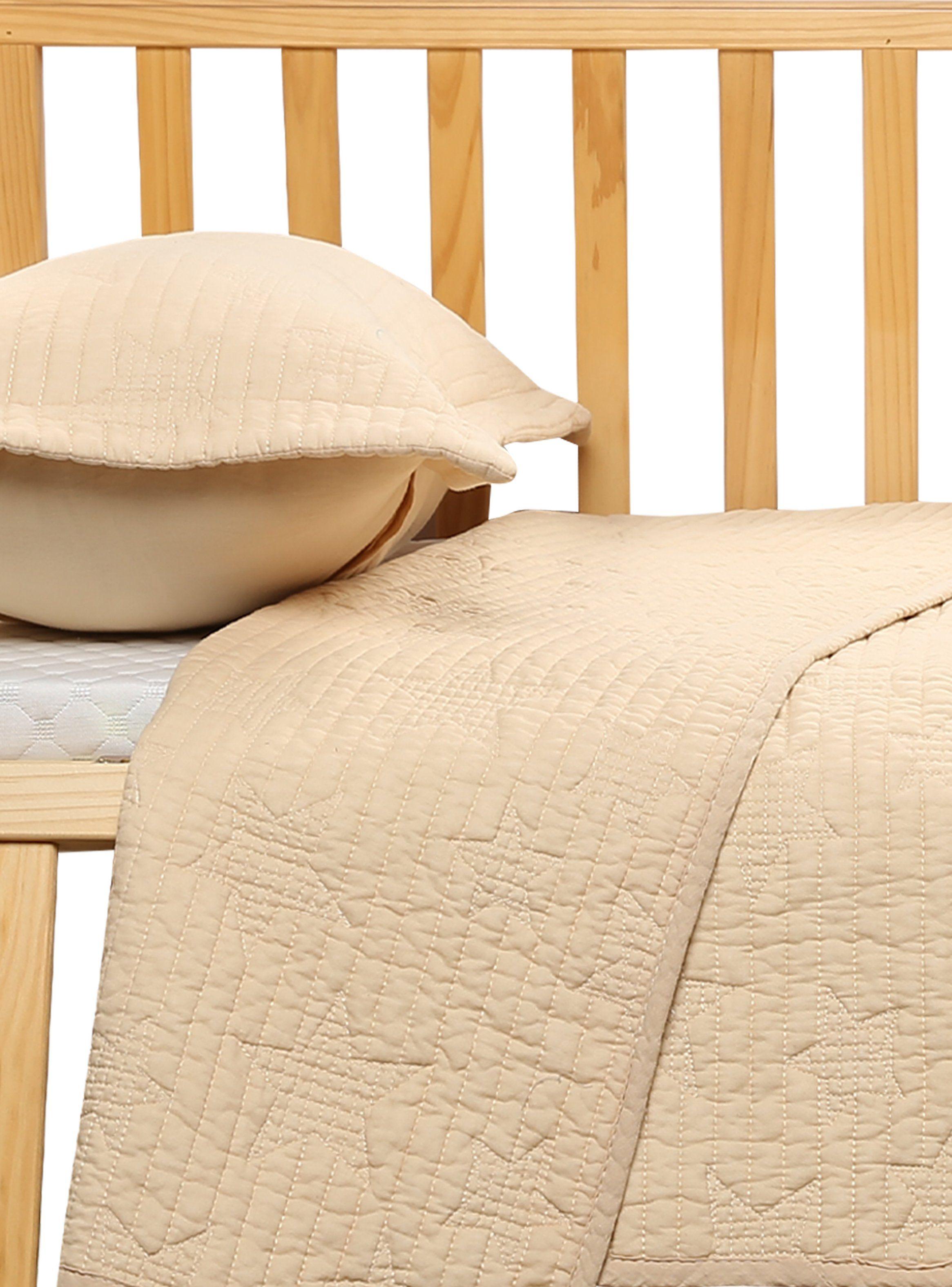 Quilt Cuna Unicolor Estrella-1