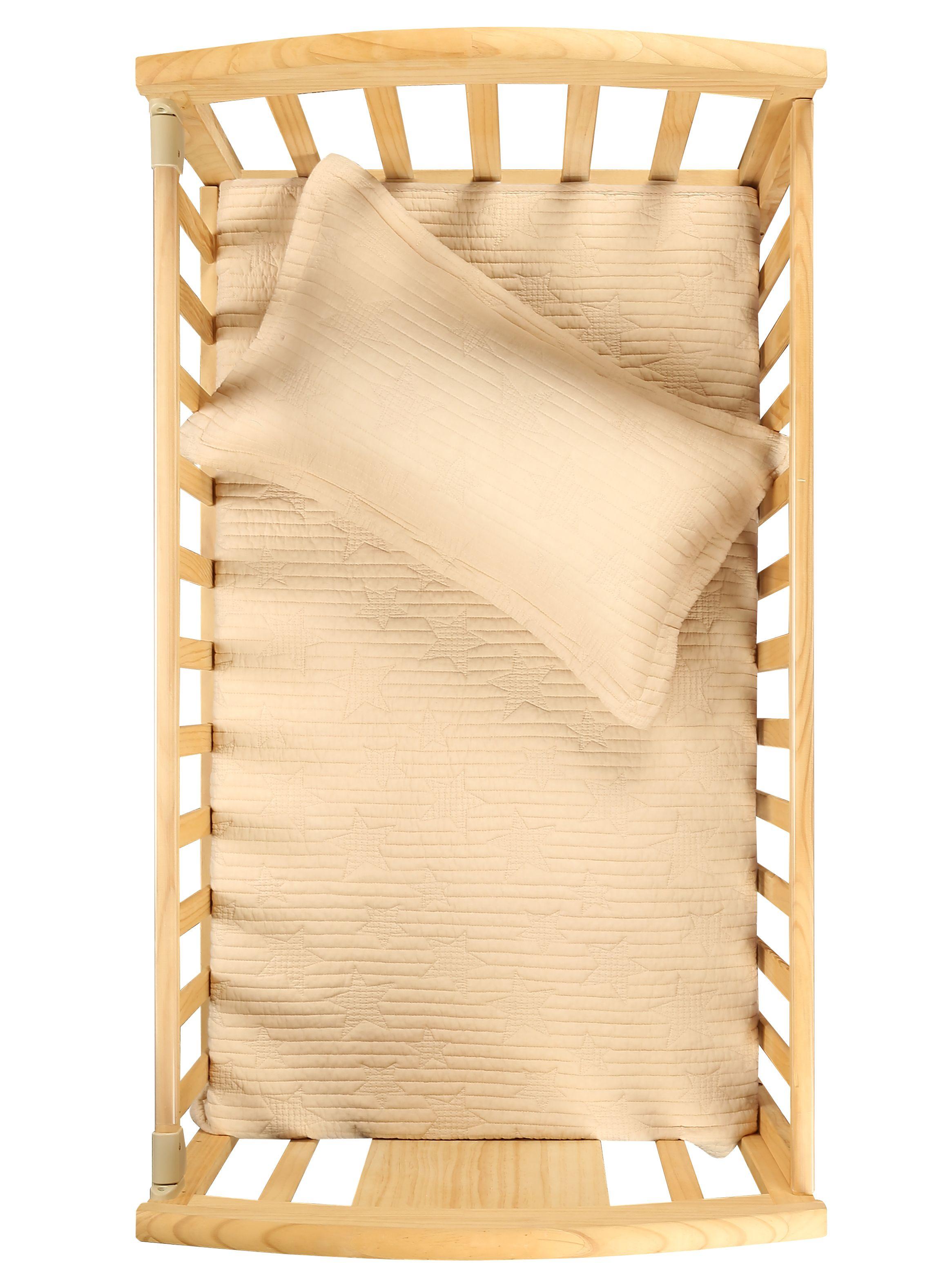 Quilt Cuna Unicolor Estrella-4