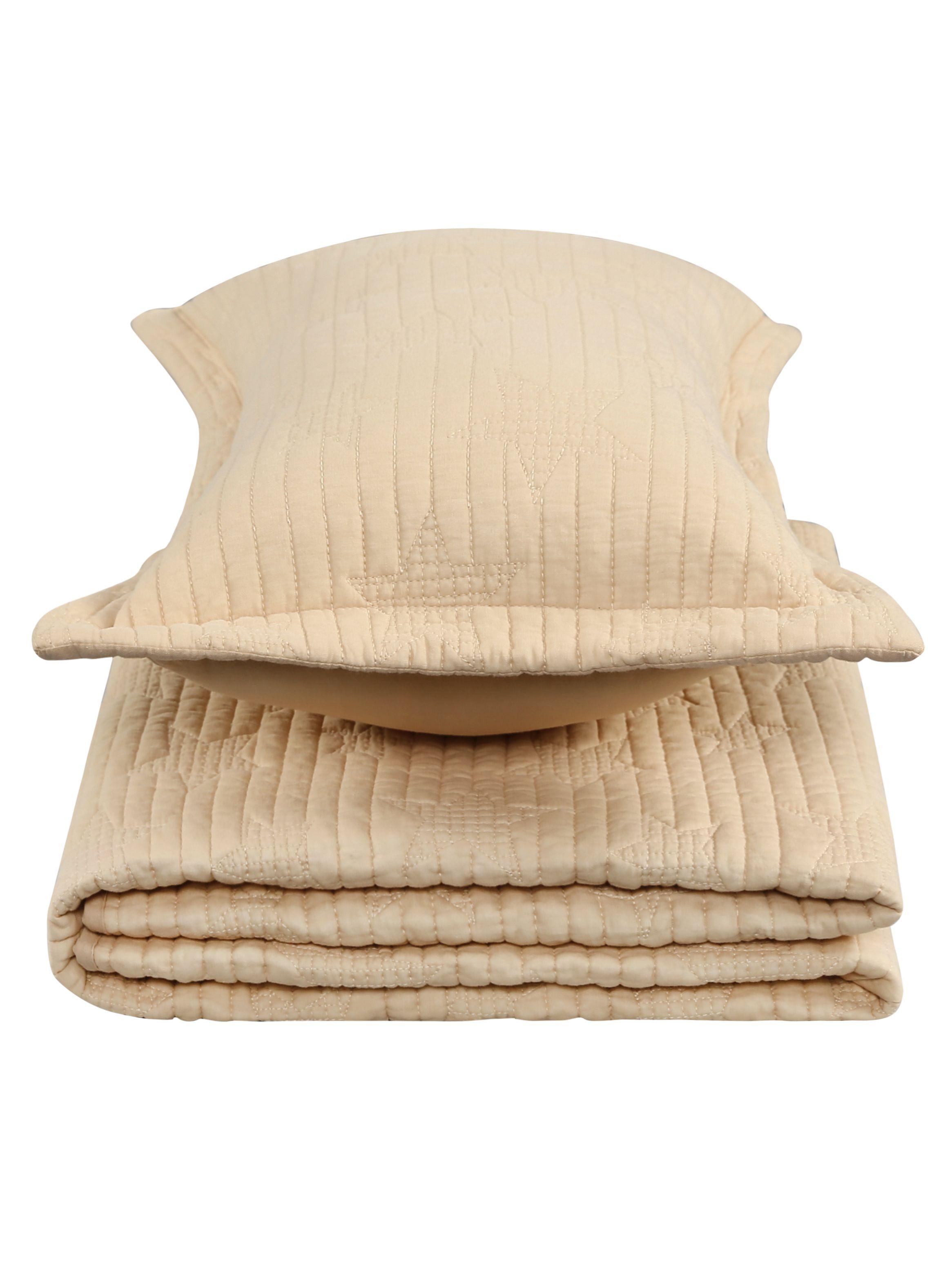 Quilt Cuna Unicolor Estrella-3