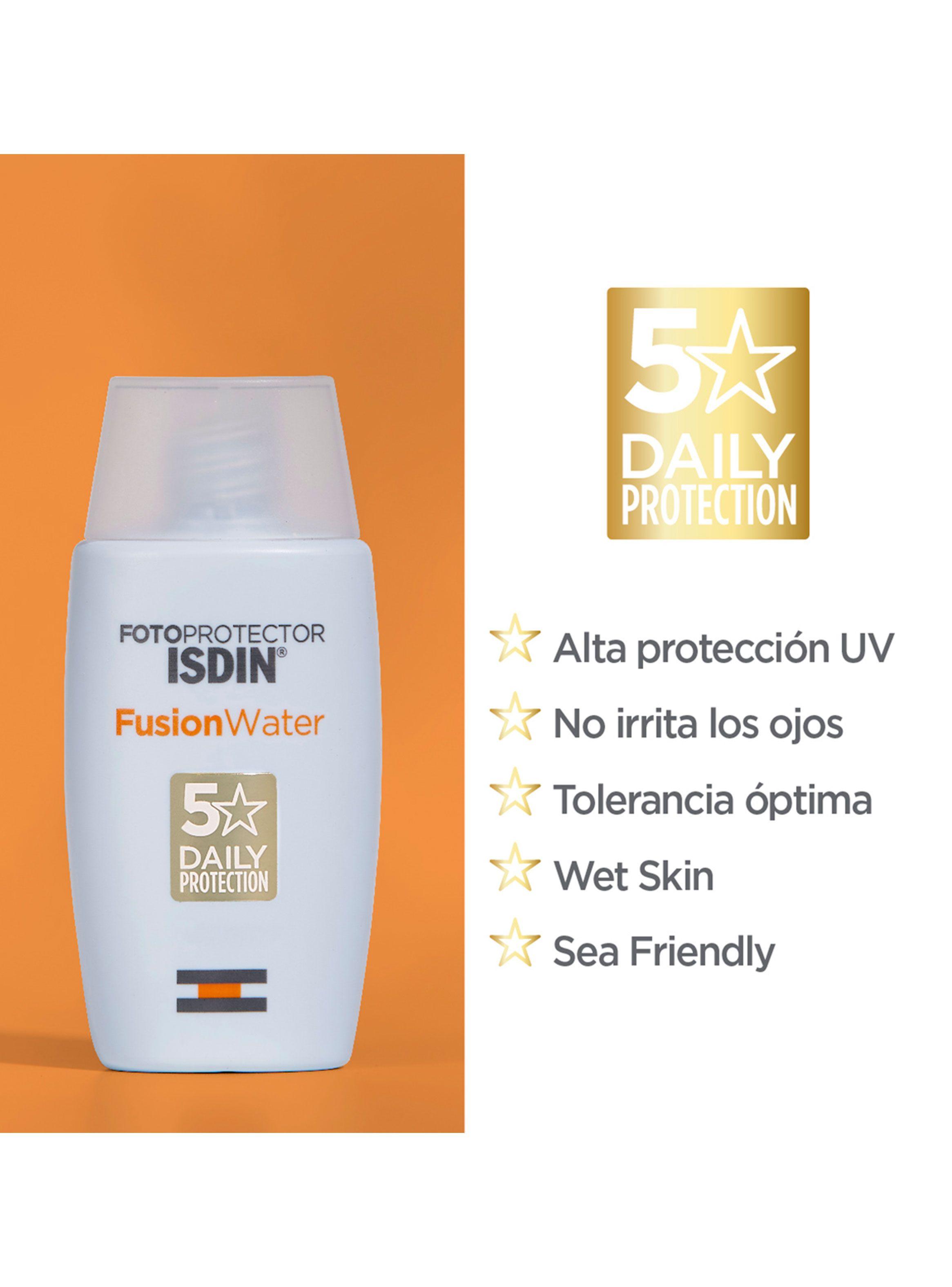 Fotoprotector Fusion Water SPF50 50 ml Protector solar facial ultraligero-3