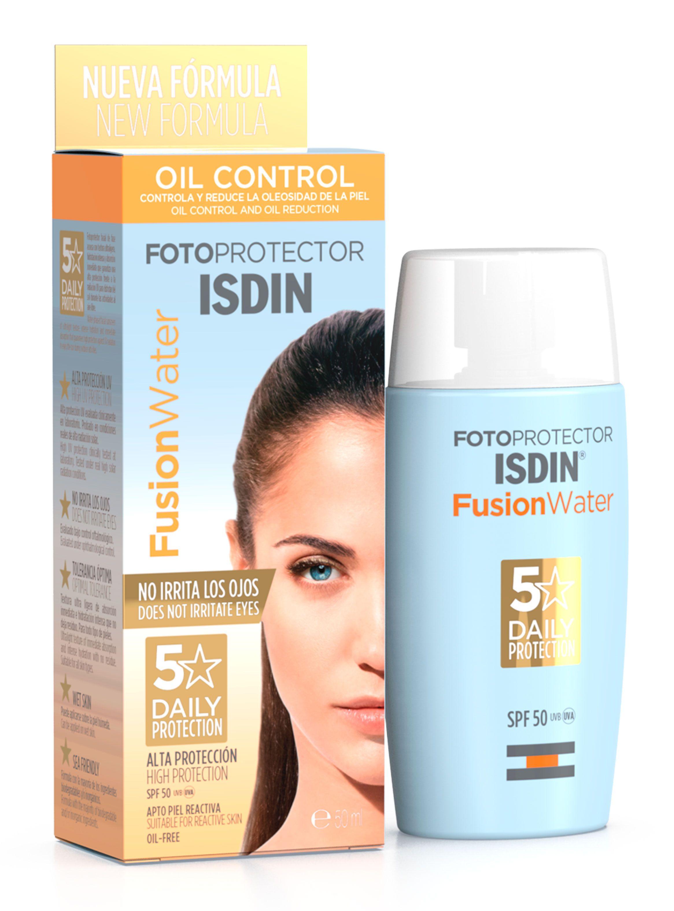 Fotoprotector Fusion Water SPF50 50 ml Protector solar facial ultraligero-0