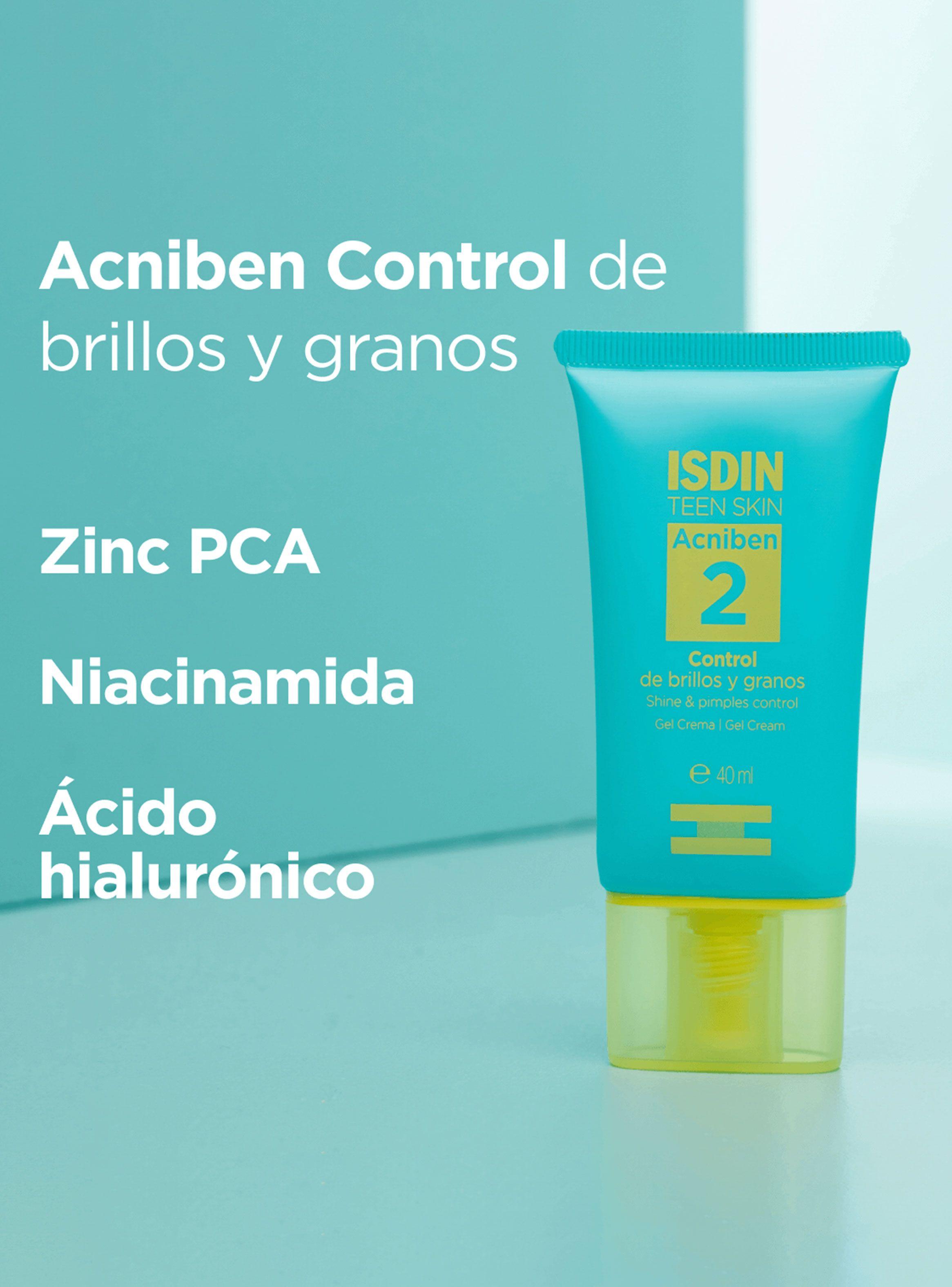 Crema ISDIN Facial Acniben Control Brillos y Granos 40 ml-5