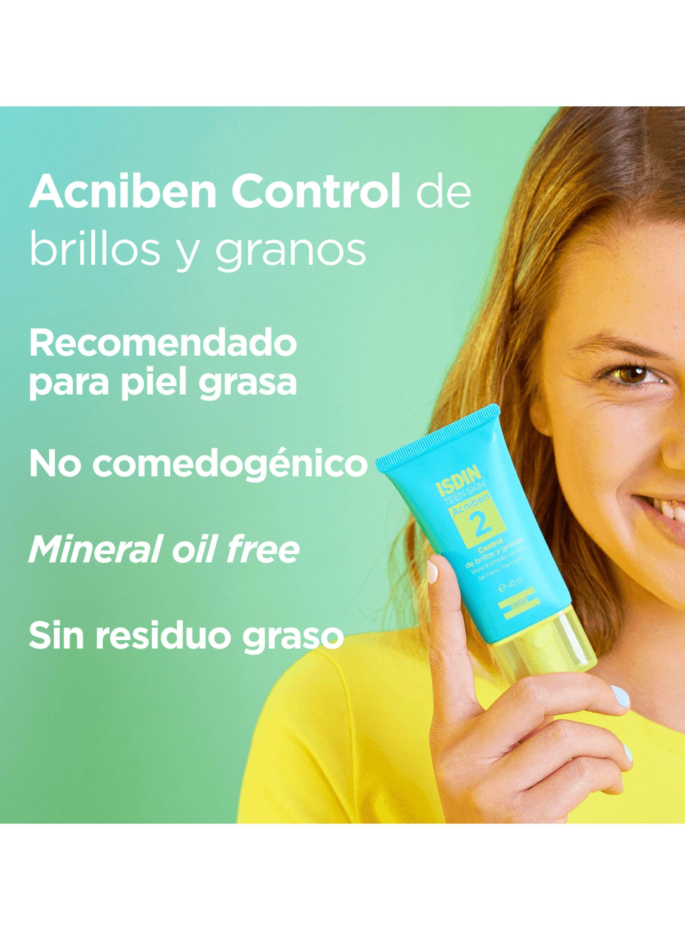 Crema ISDIN Facial Acniben Control Brillos y Granos 40 ml-3