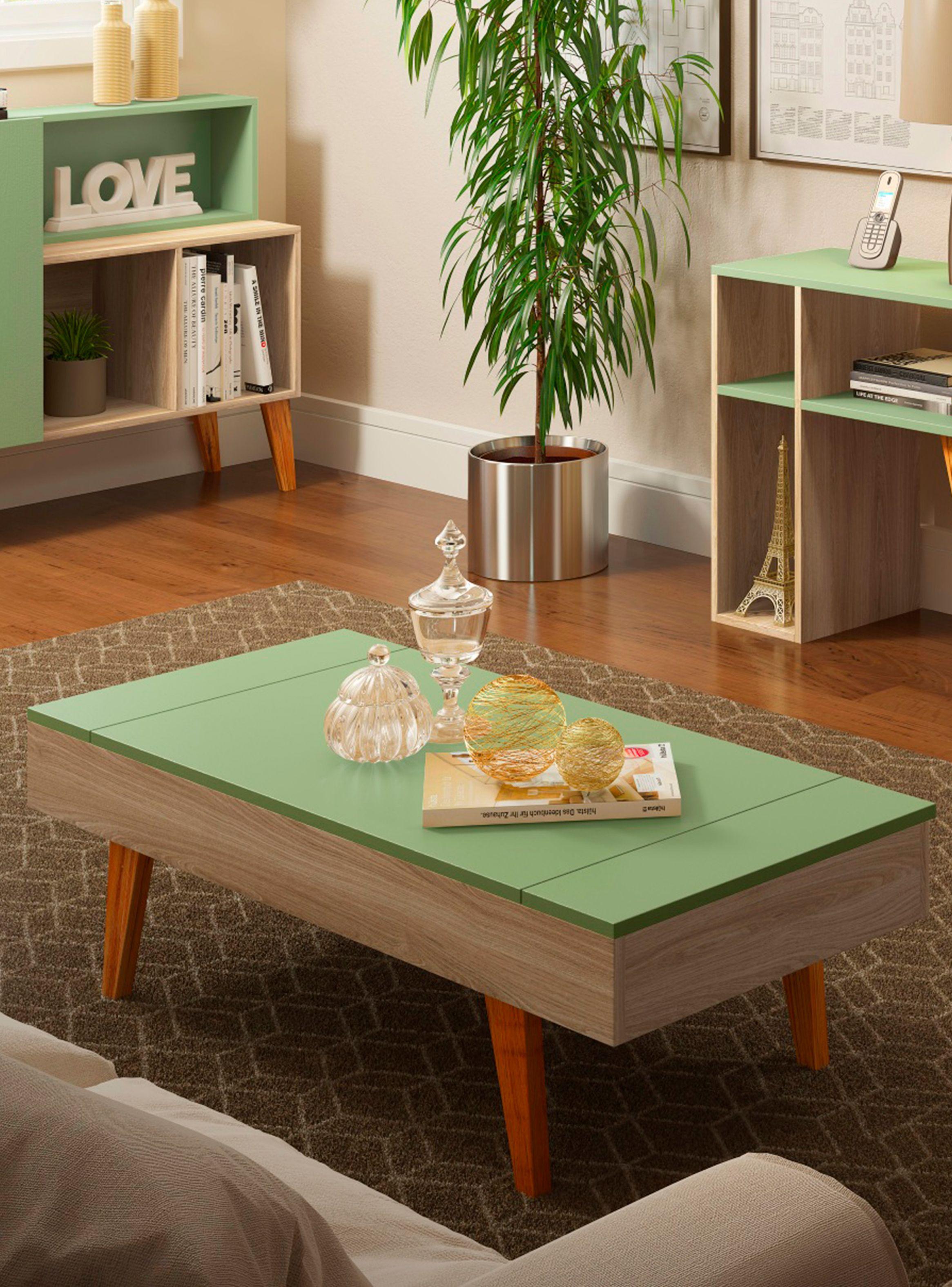 Mesa Centro con Almacenamiento Leaves 1002-0