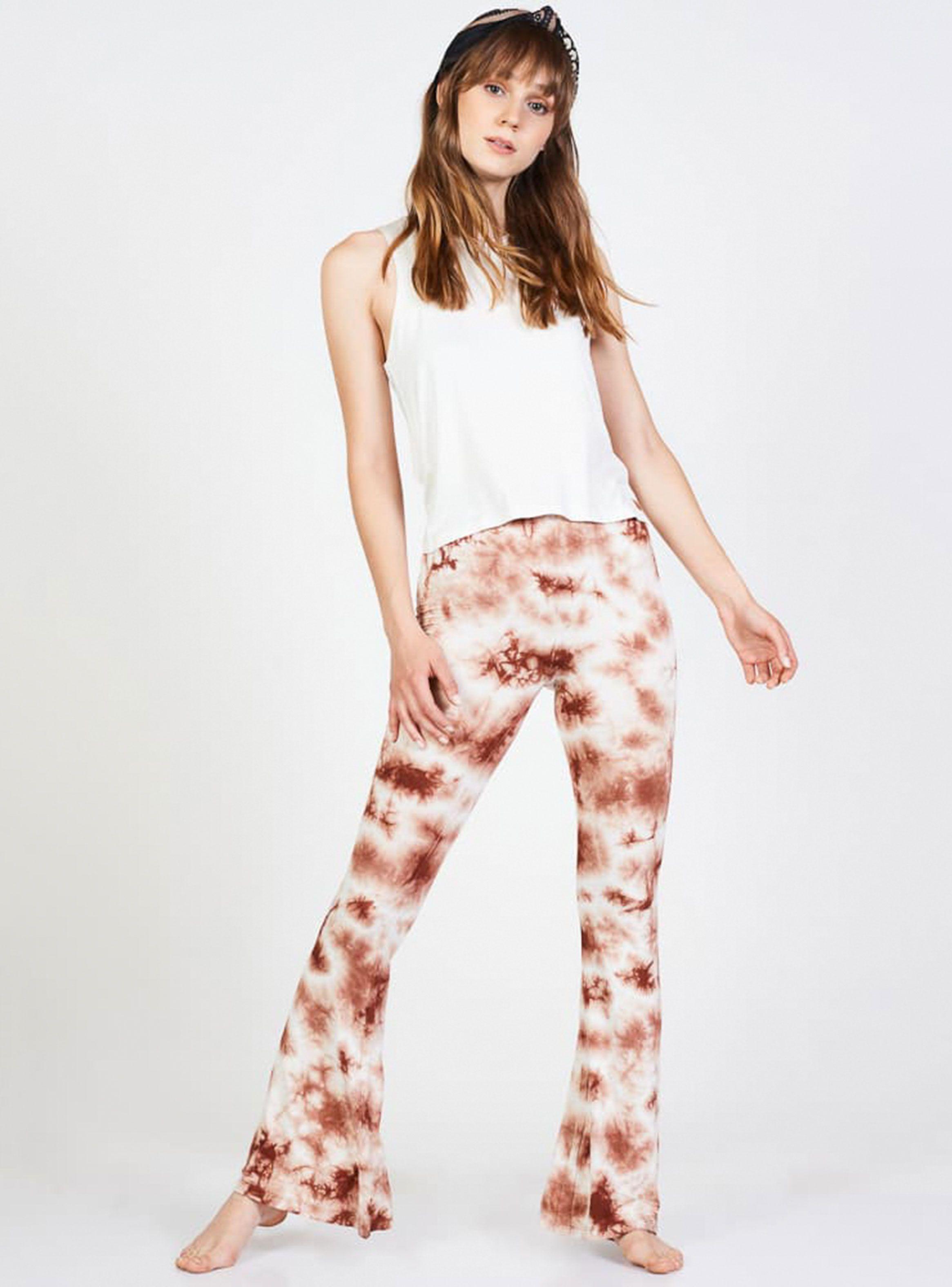 Calza Flare Cozy Estampado Tie Dye  Umbrale Be-3