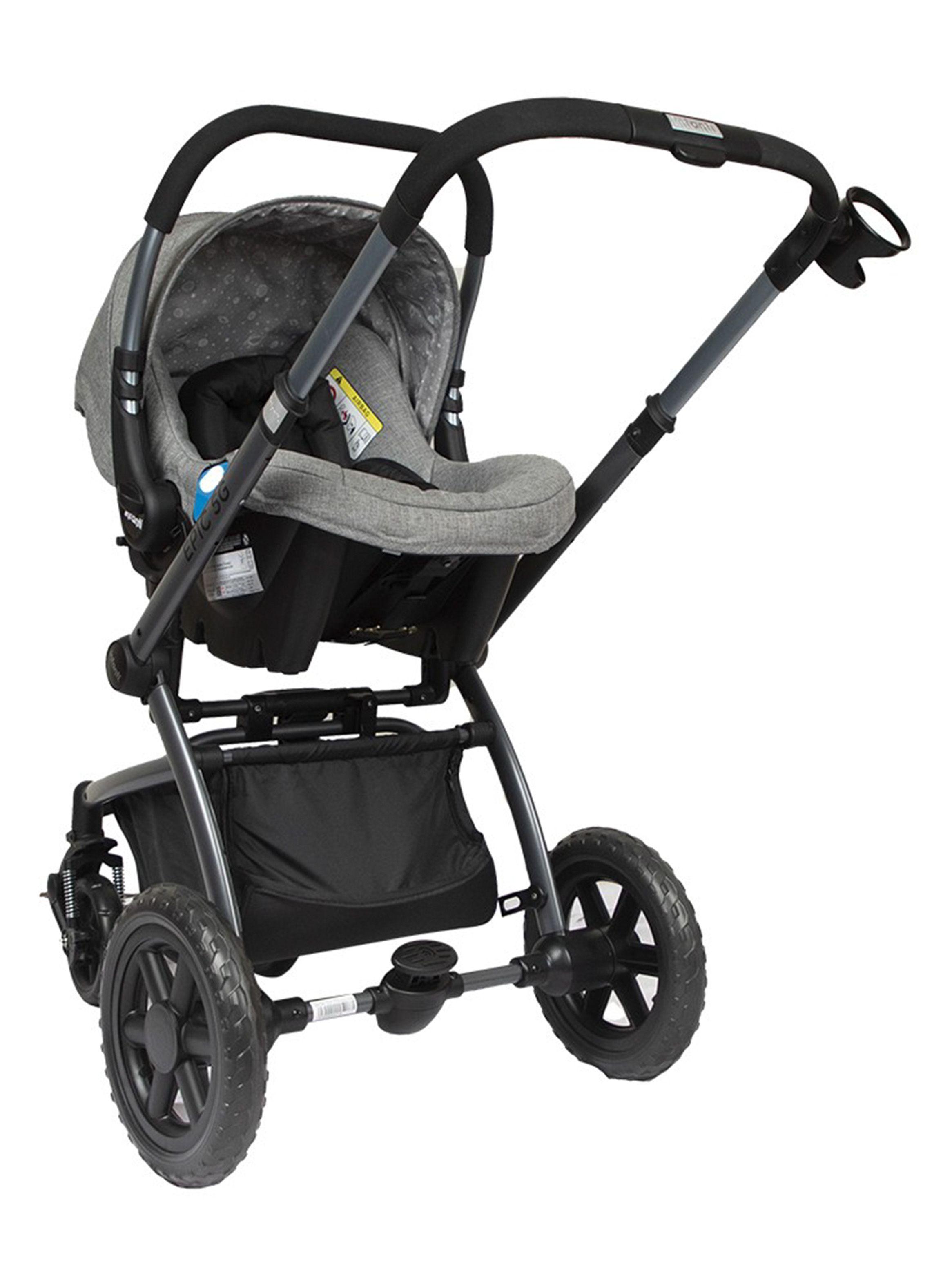 Coche Infanti Travel System Epic 5g Gris-2