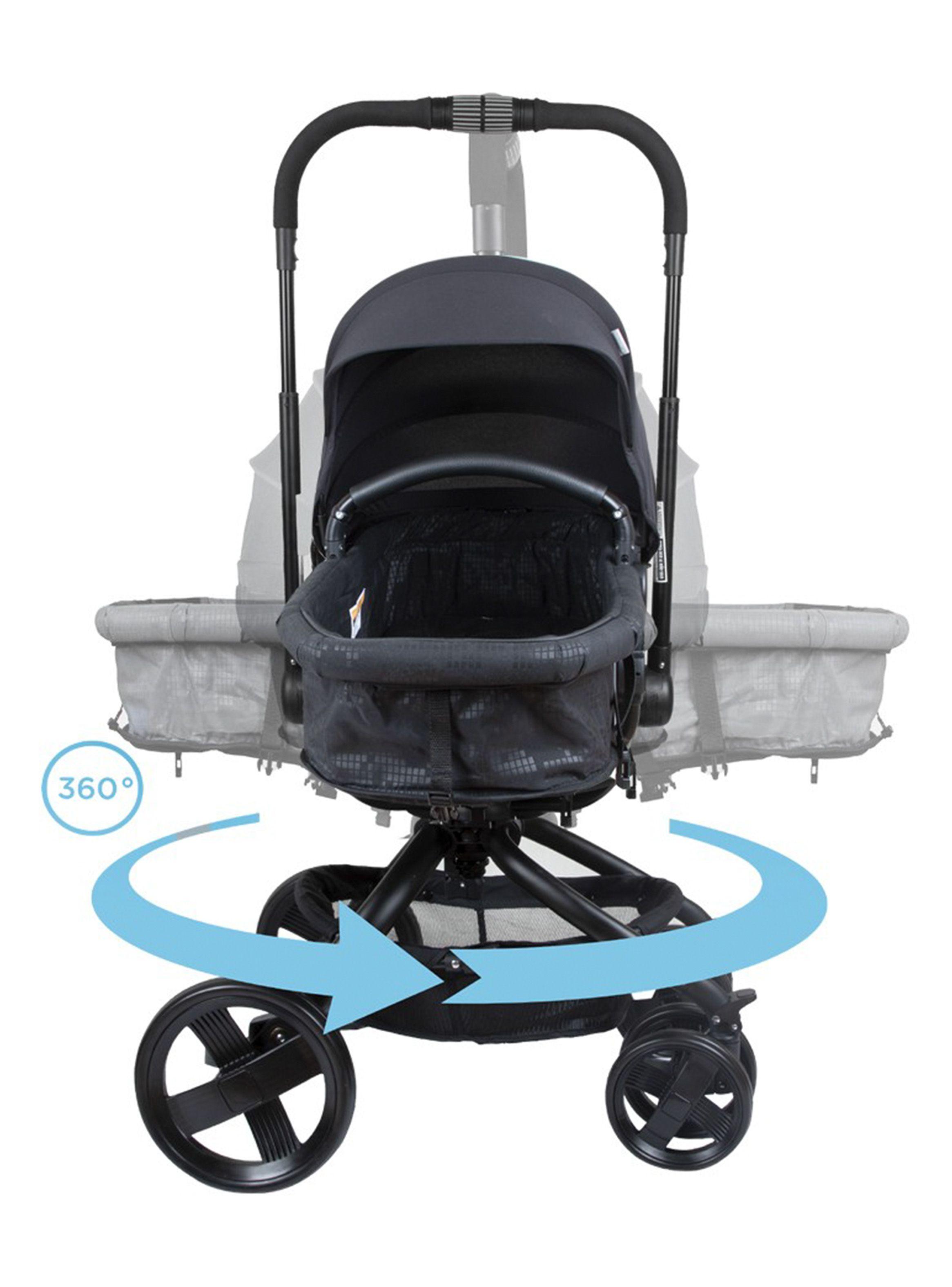 Coche Travel System I-Giro Bright Black-3