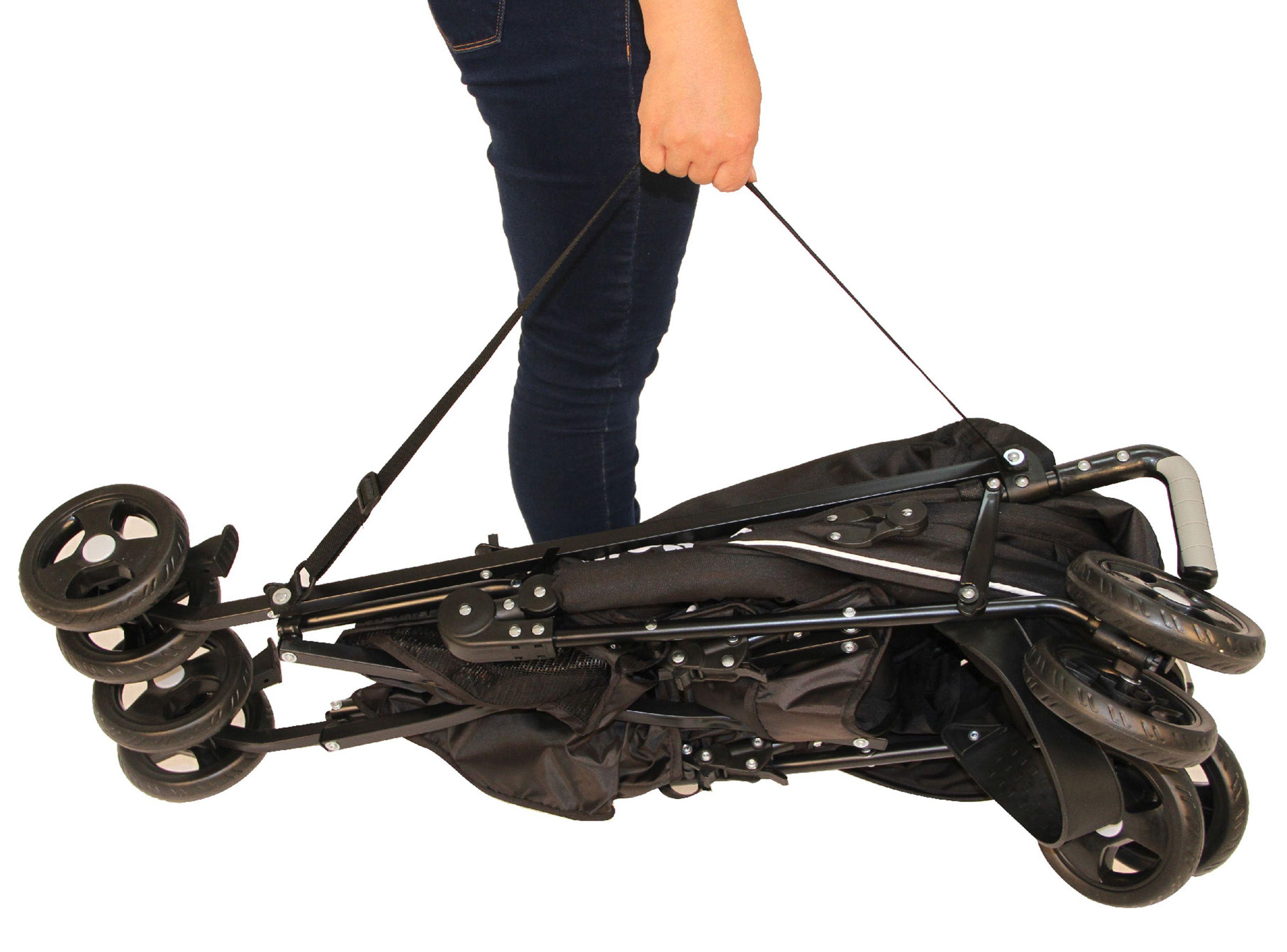 Coche Bebeglo Paragua Montana RS-1396 Negro-4