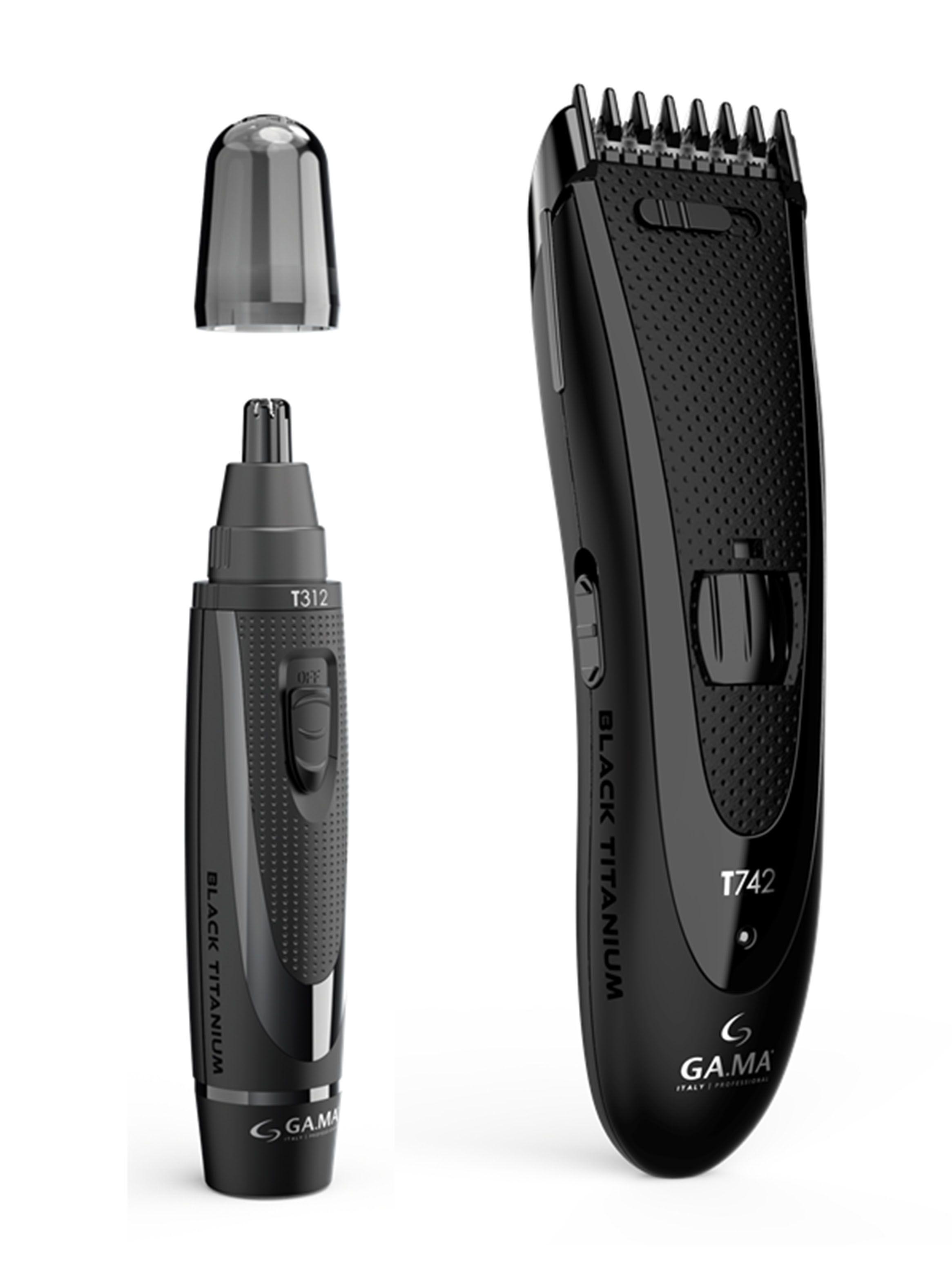 Pack Cortapelo + Trimmer T744 Black Titanium USB-1