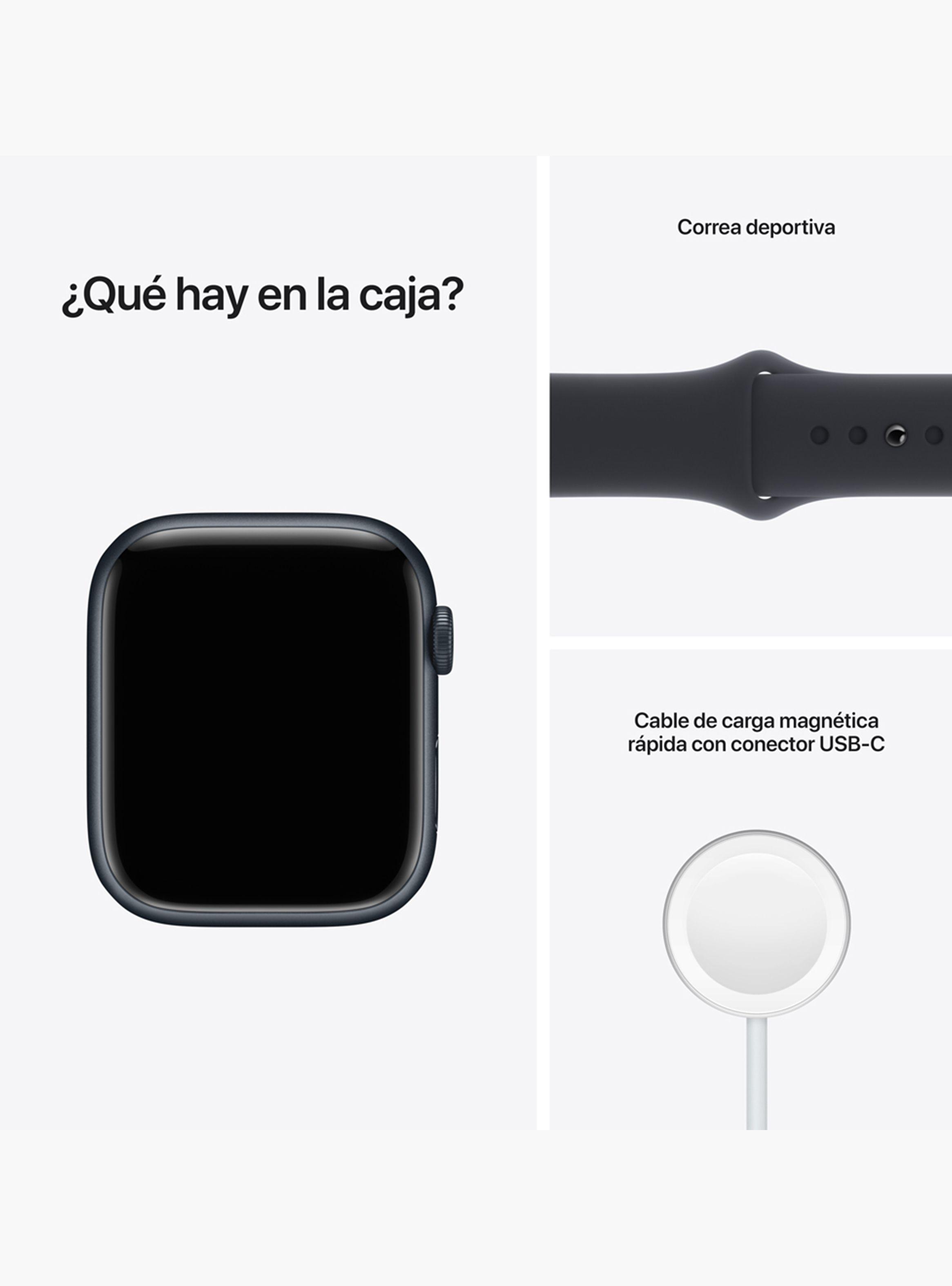 Apple Watch Series 7 GPS + Cellular 45mm Caja de Aluminio Color Azul Medianoche-8