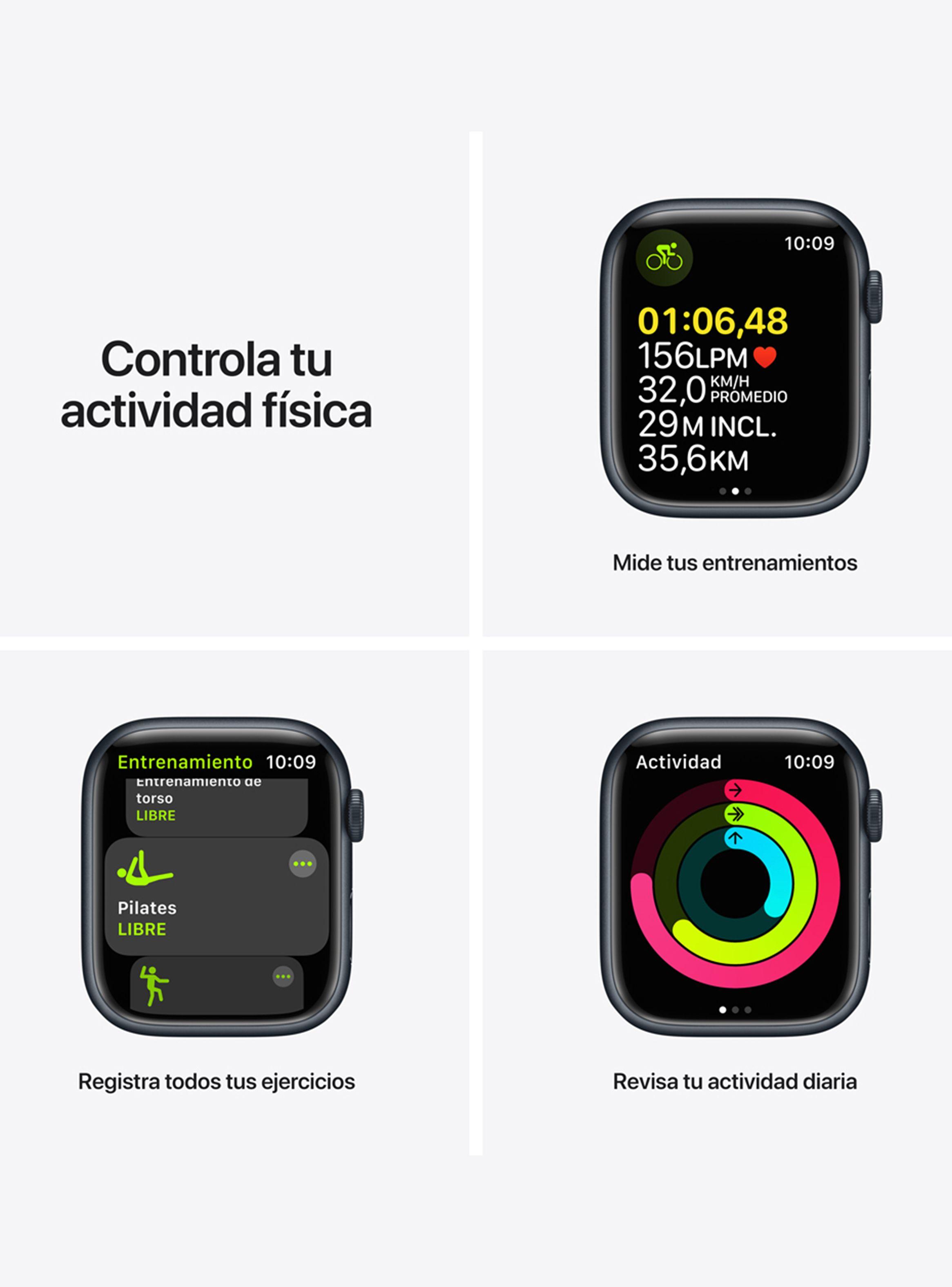Apple Watch Series 7 GPS + Cellular 45mm Caja de Aluminio Color Azul Medianoche-5