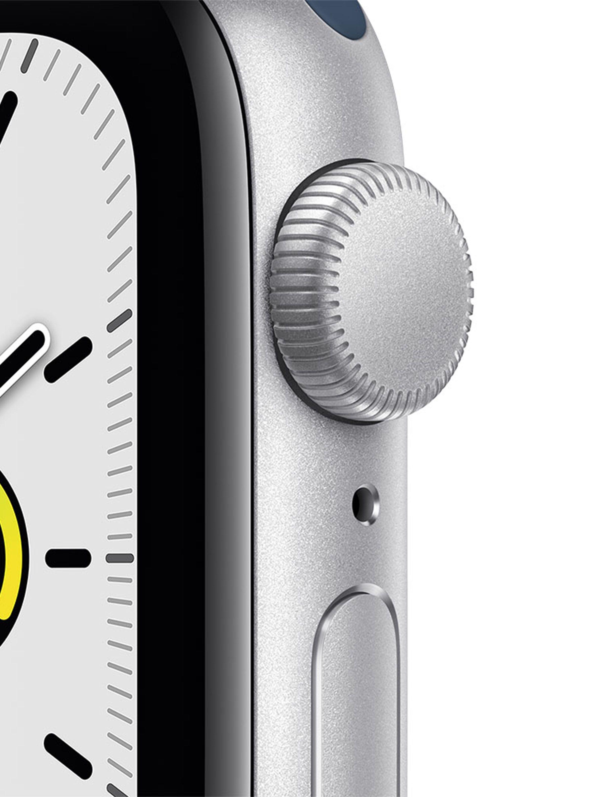 Apple Watch SE GPS 40mm Caja Aluminio Plata Correa Azul Abismo-7